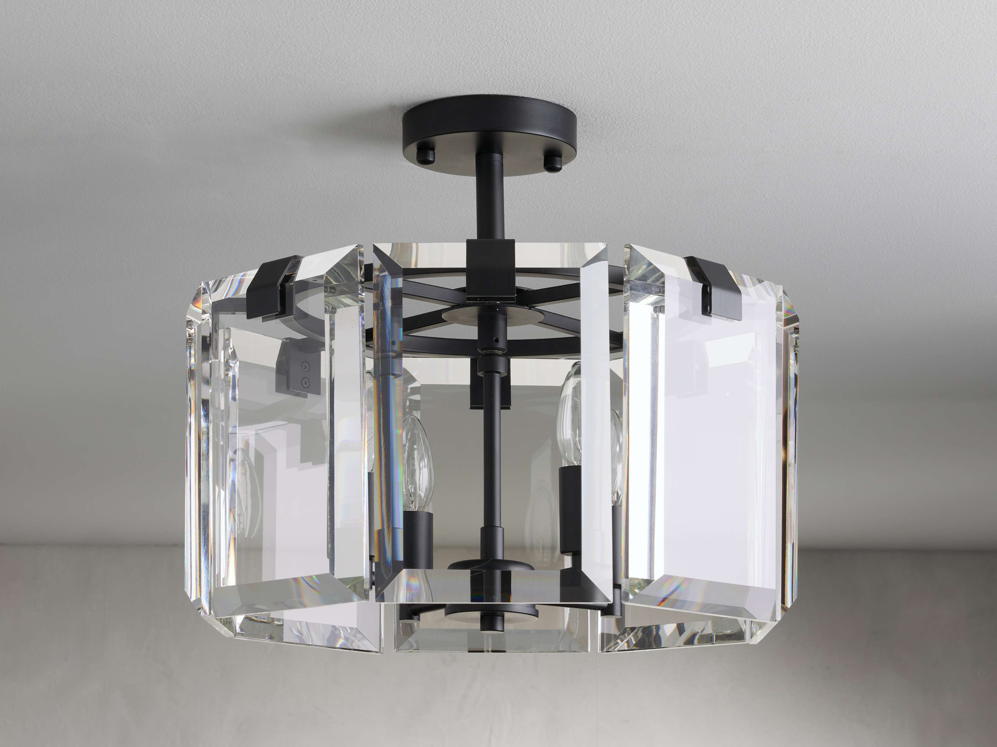 Amaya Luxe Crystal Round Flush Mount - Image 6