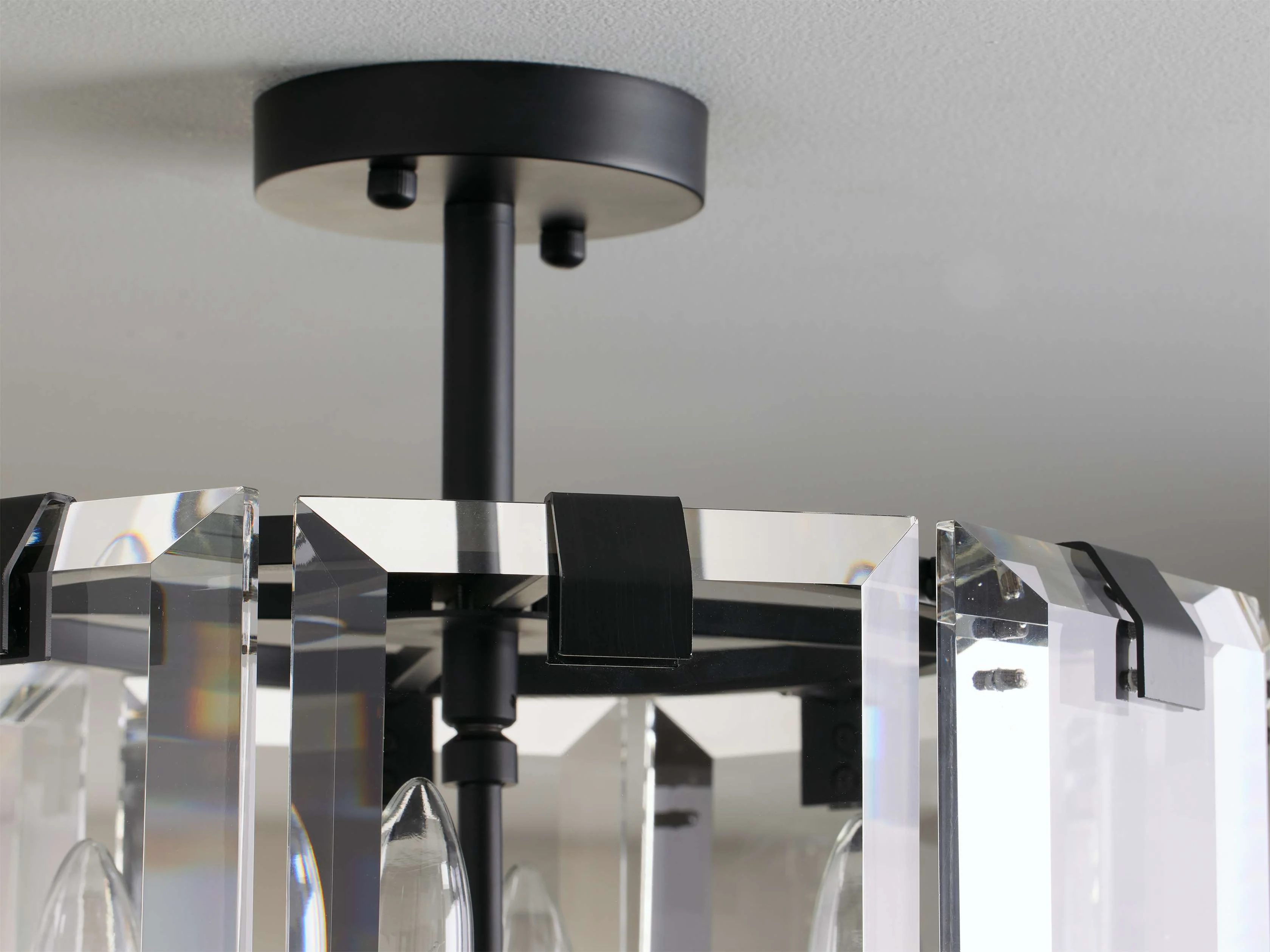 Amaya Luxe Crystal Round Flush Mount - Image 7