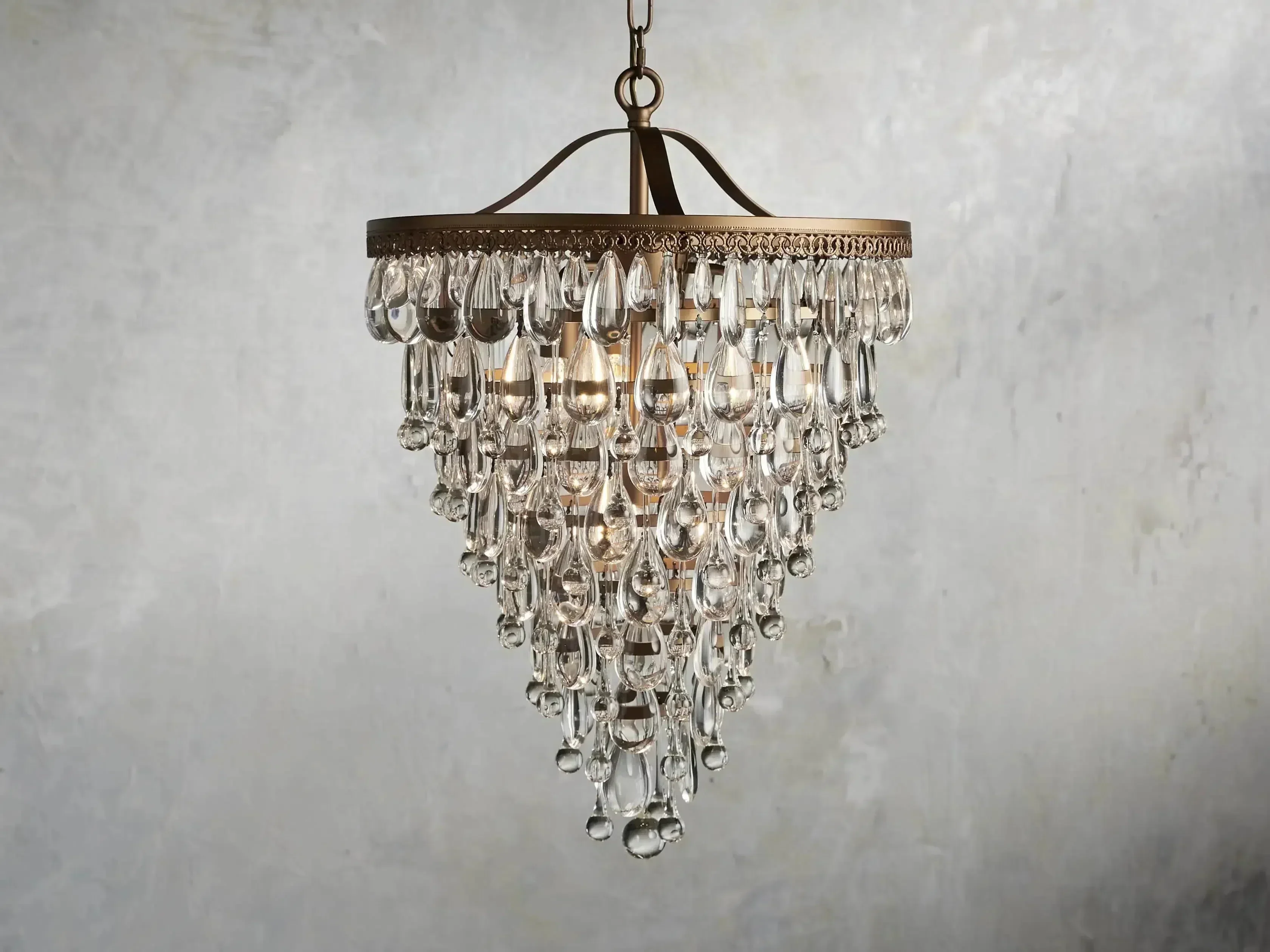 Anabella Exquisite Crystal Round Chandelier - Image 4