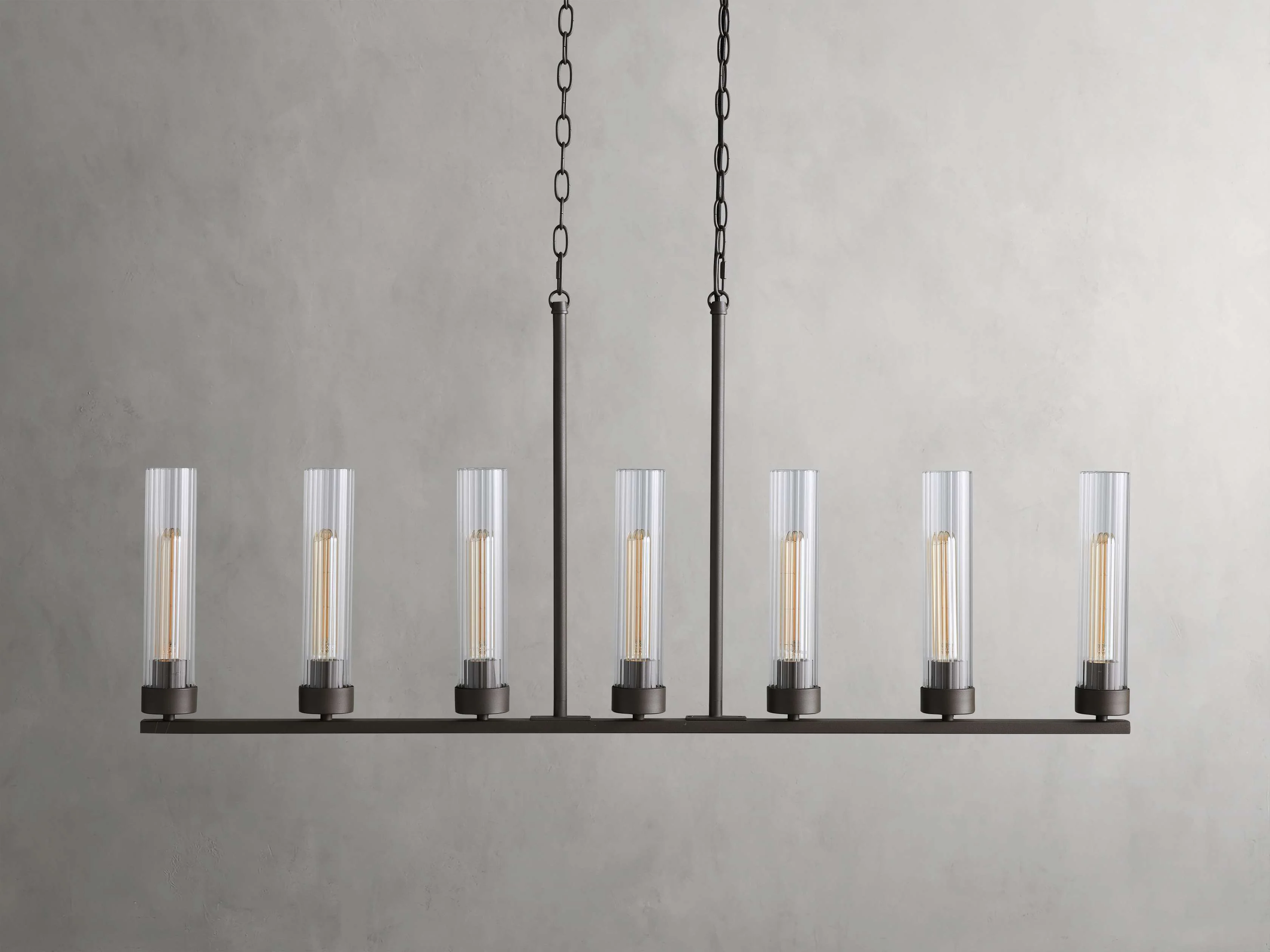 Andreas Modern Glass Linear Chandelier - Image 23