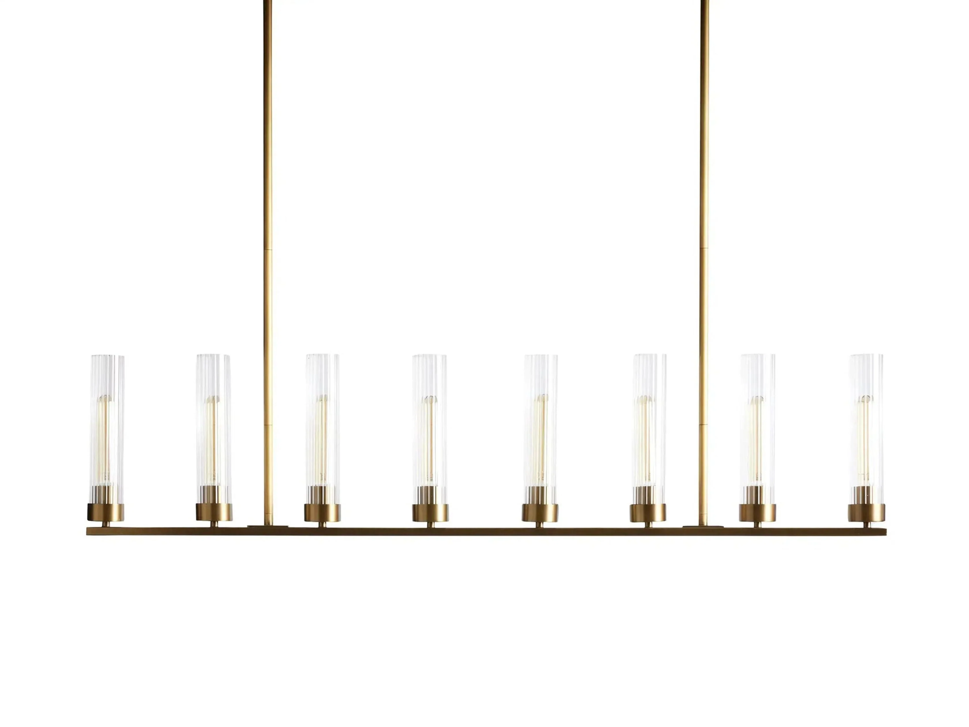 Andreas Modern Glass Linear Chandelier - Image 36