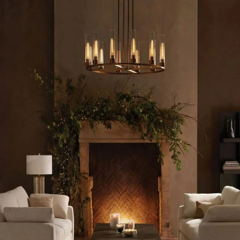Andreas Modern Glass Round Chandelier - Image 36