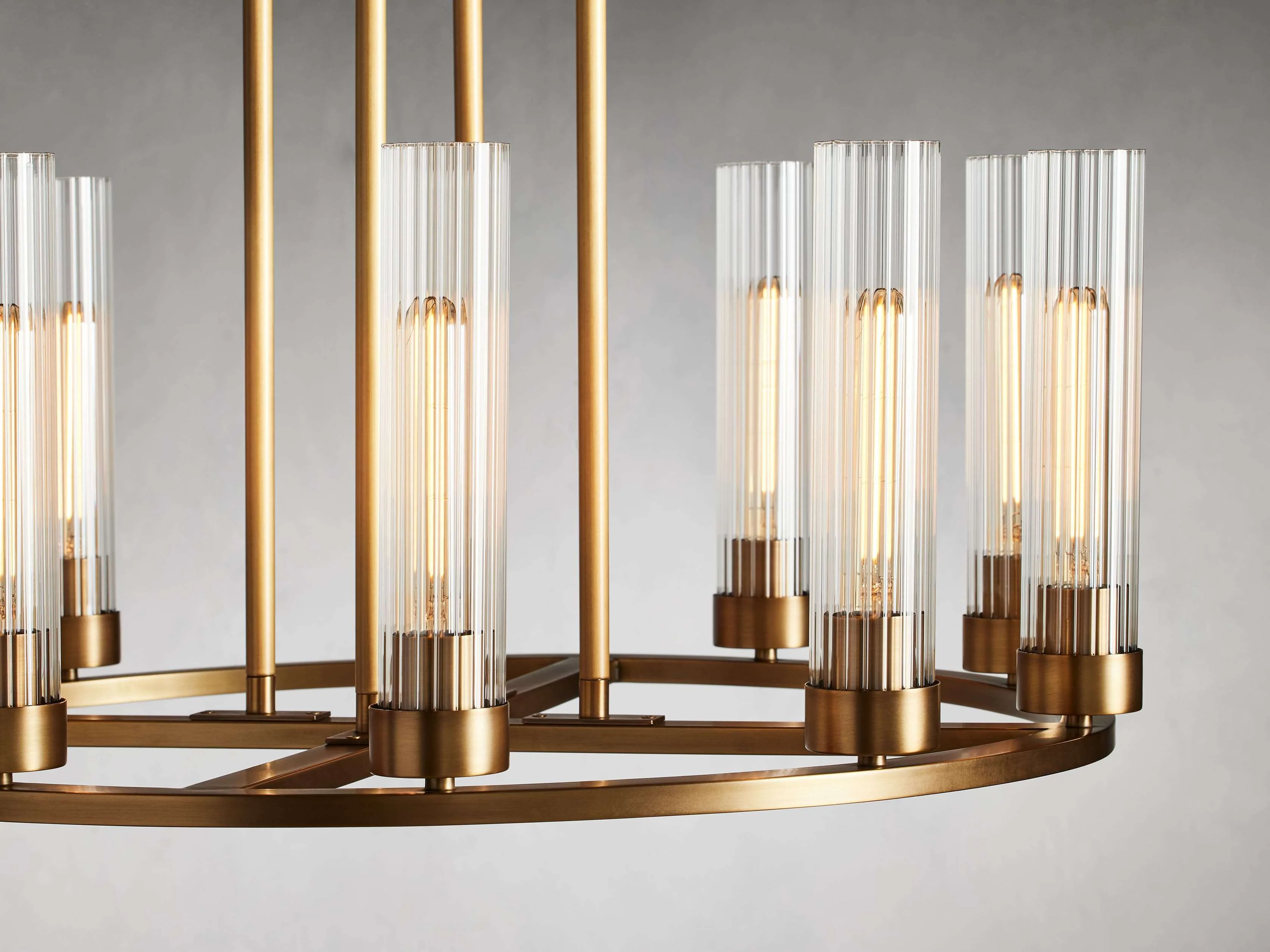 Andreas Modern Glass Round Chandelier - Image 4