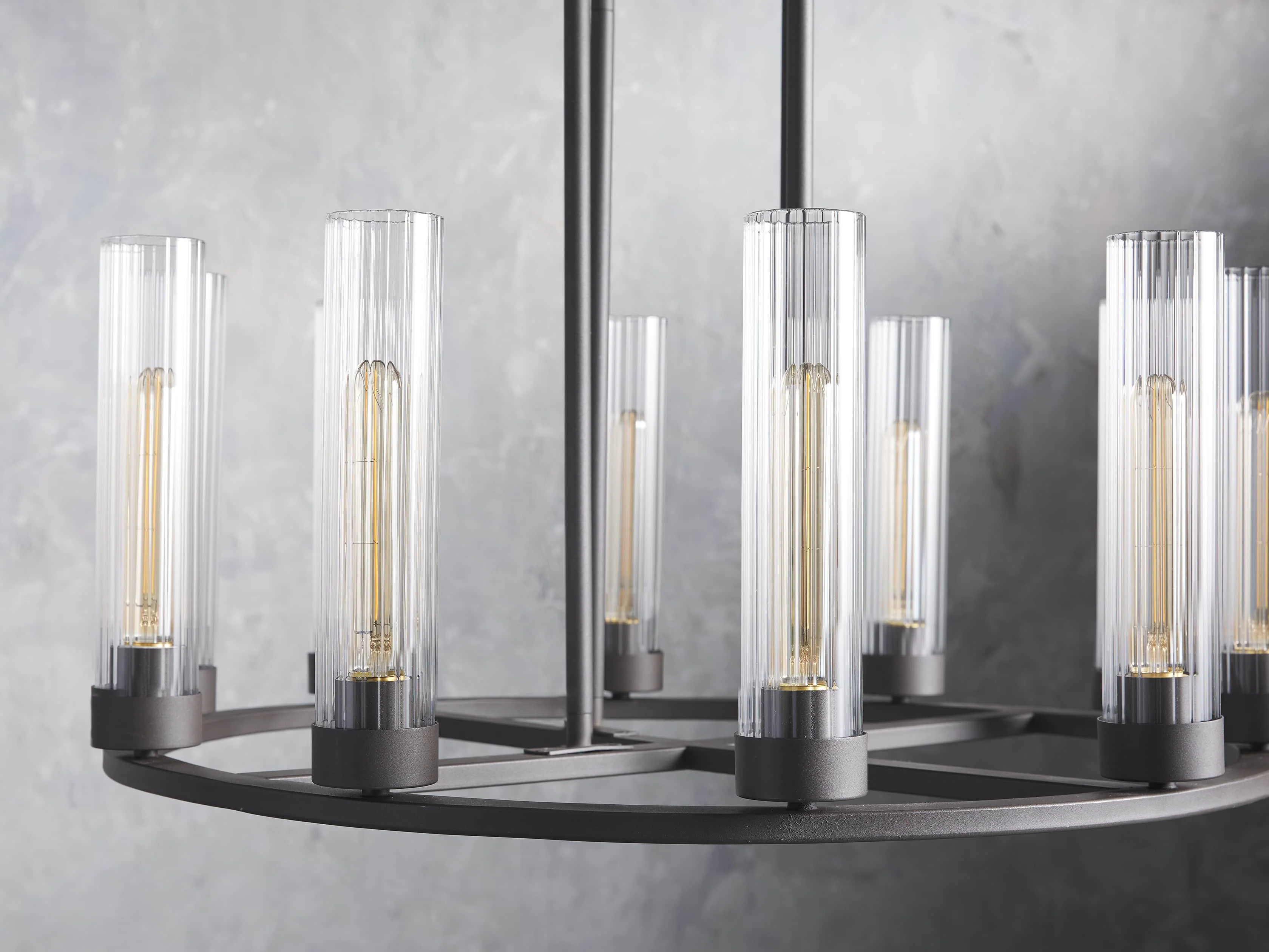 Andreas Modern Glass Round Chandelier - Image 9