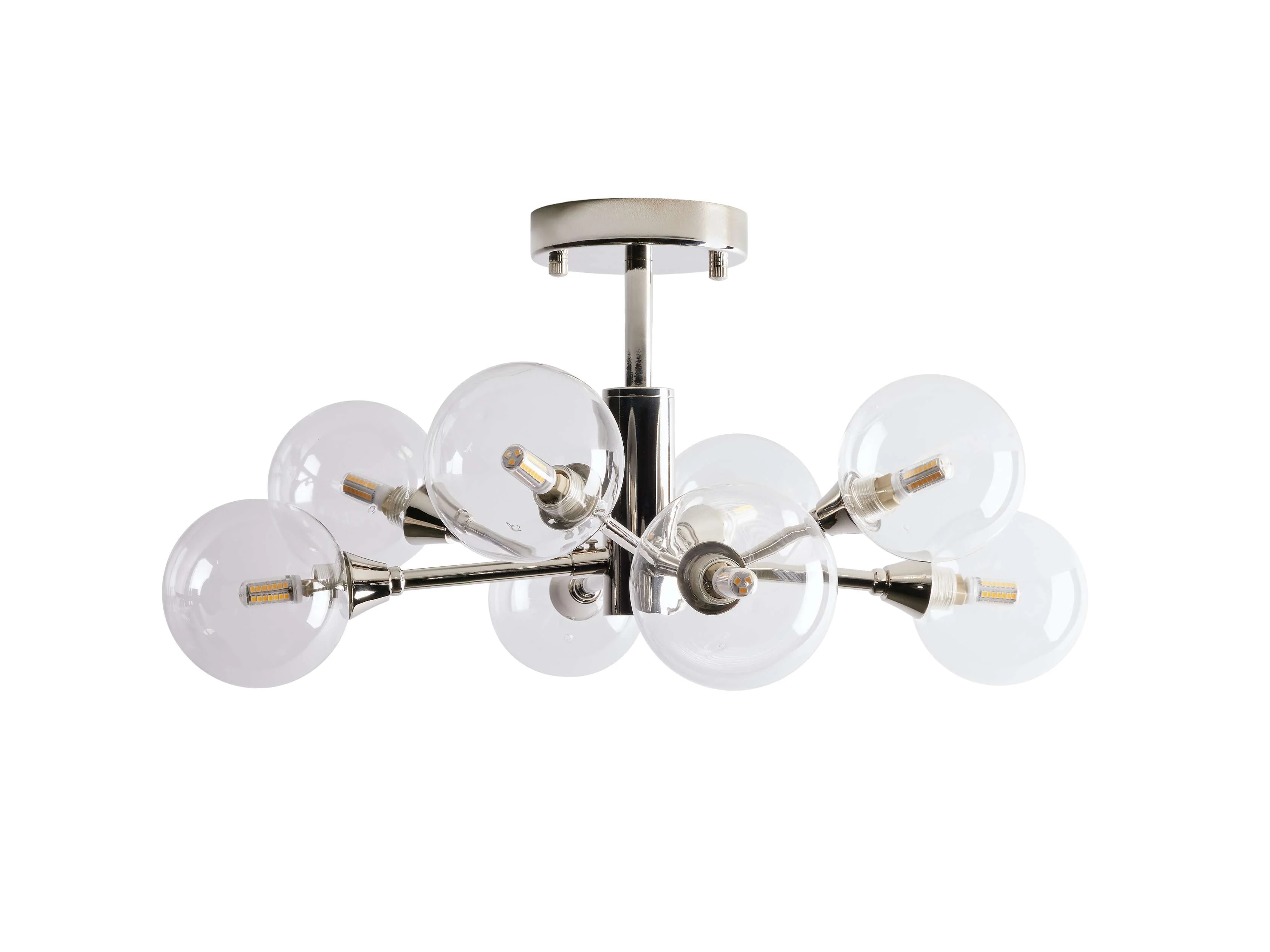Apollo Modern Glass Ball Flush Mount - Image 10