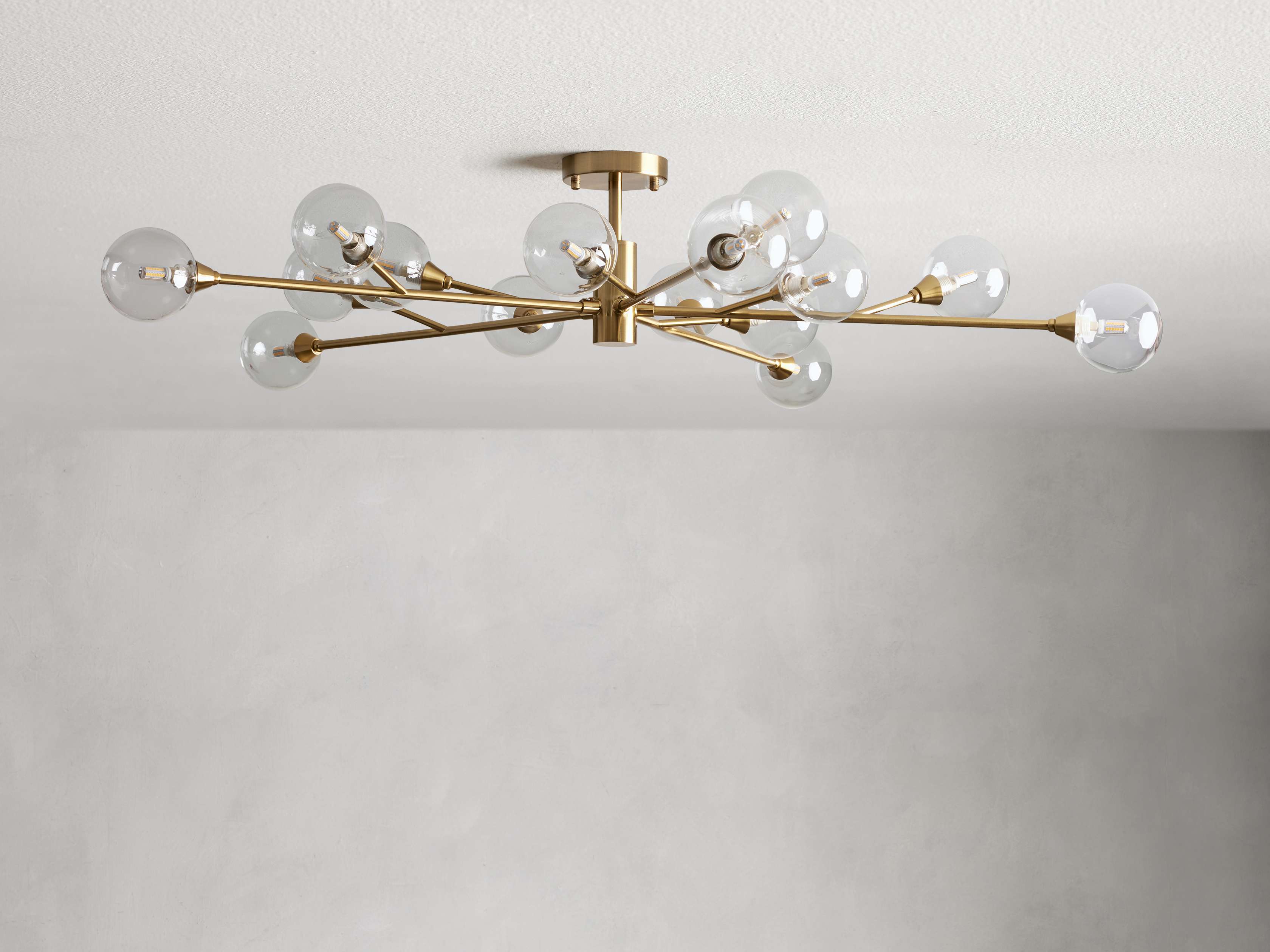 Apollo Modern Glass Ball Flush Mount - Image 24