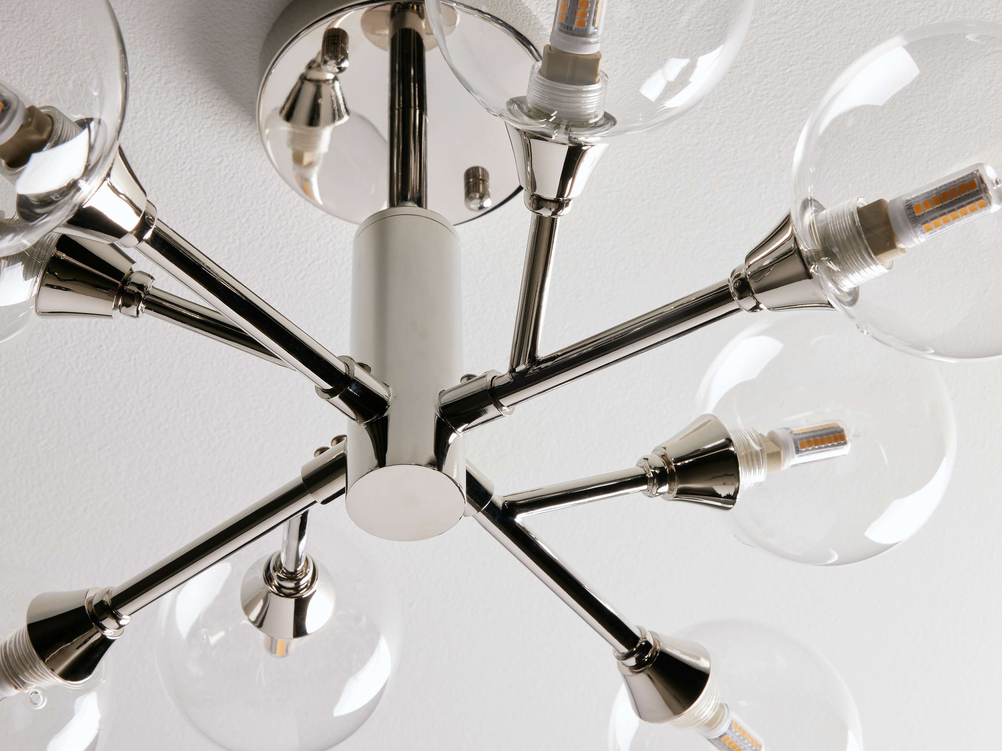 Apollo Modern Glass Ball Flush Mount - Image 9