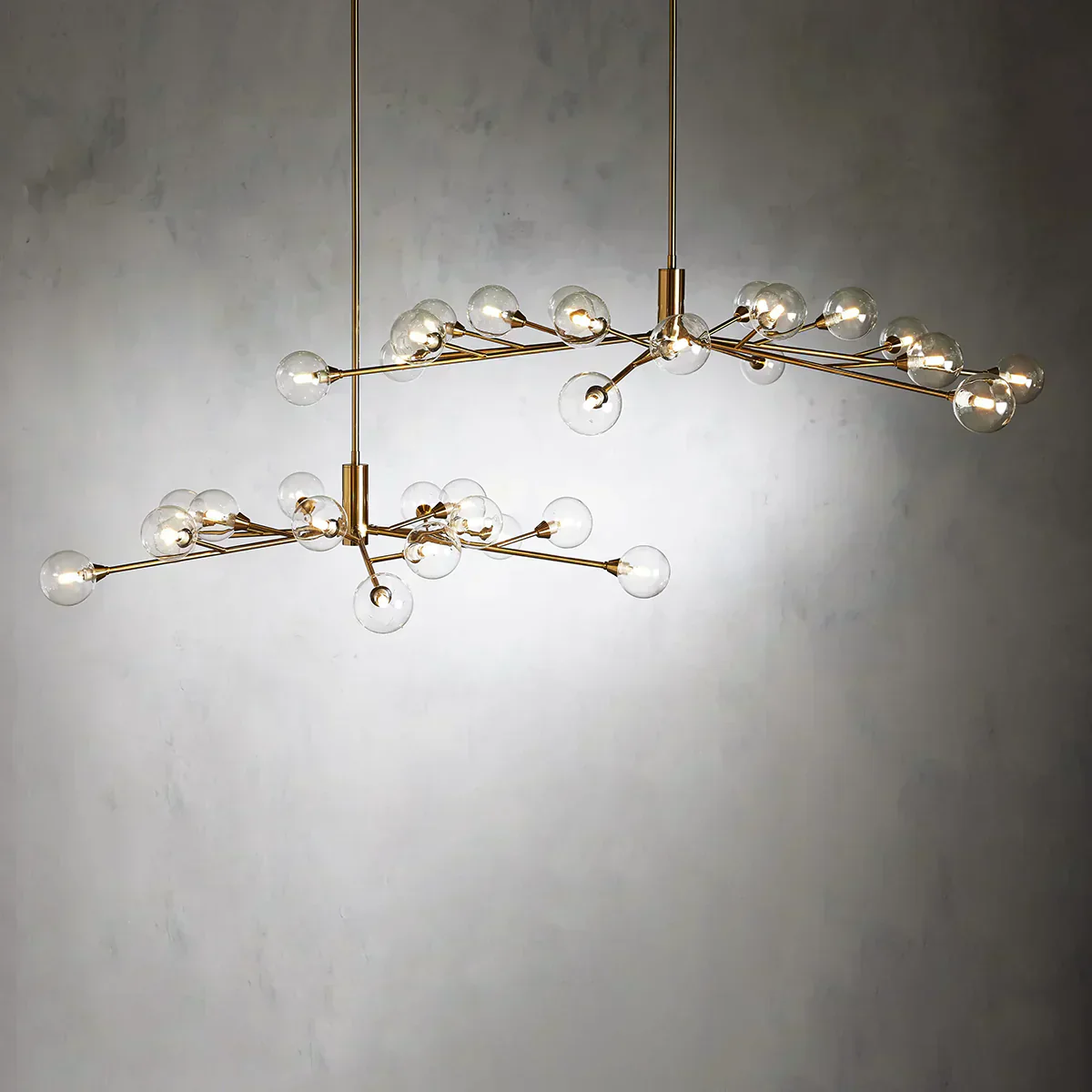 Apollo Modern Glass Ball Round Chandelier - Image 25