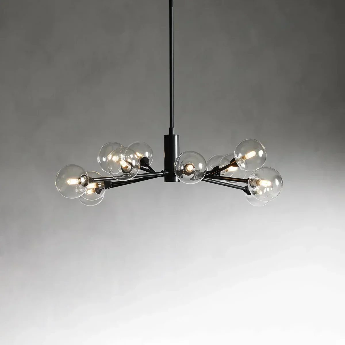 Apollo Modern Glass Ball Round Chandelier - Image 4