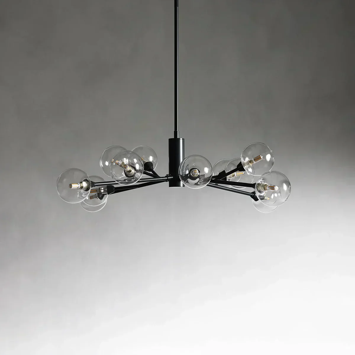 Apollo Modern Glass Ball Round Chandelier - Image 5