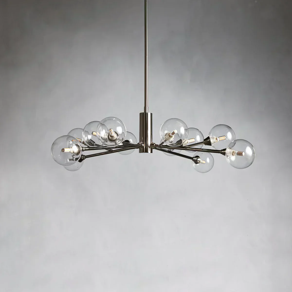 Apollo Modern Glass Ball Round Chandelier - Image 7