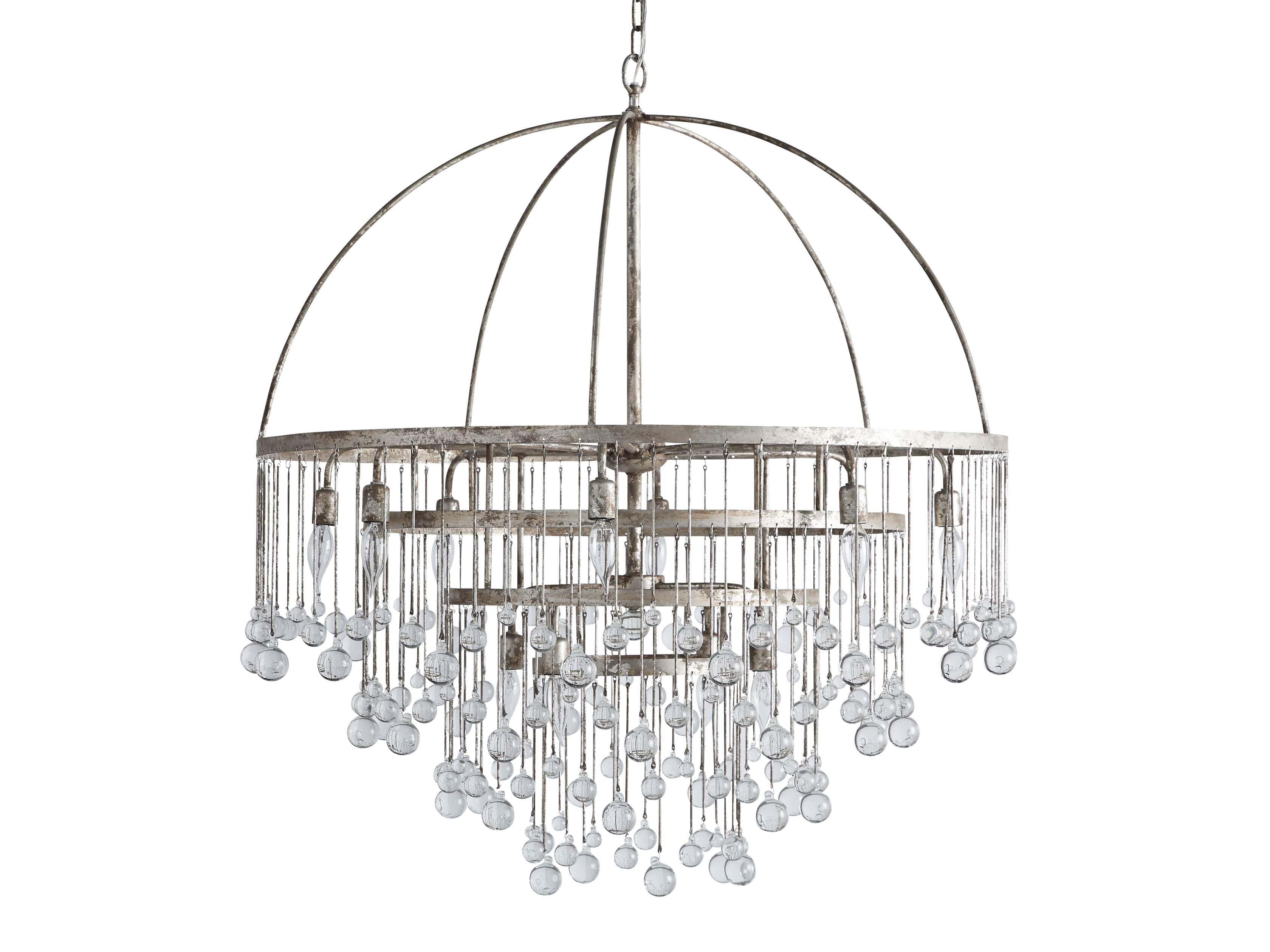 Aubrey Crystal Ball Tiered Round Chandelier - Image 33