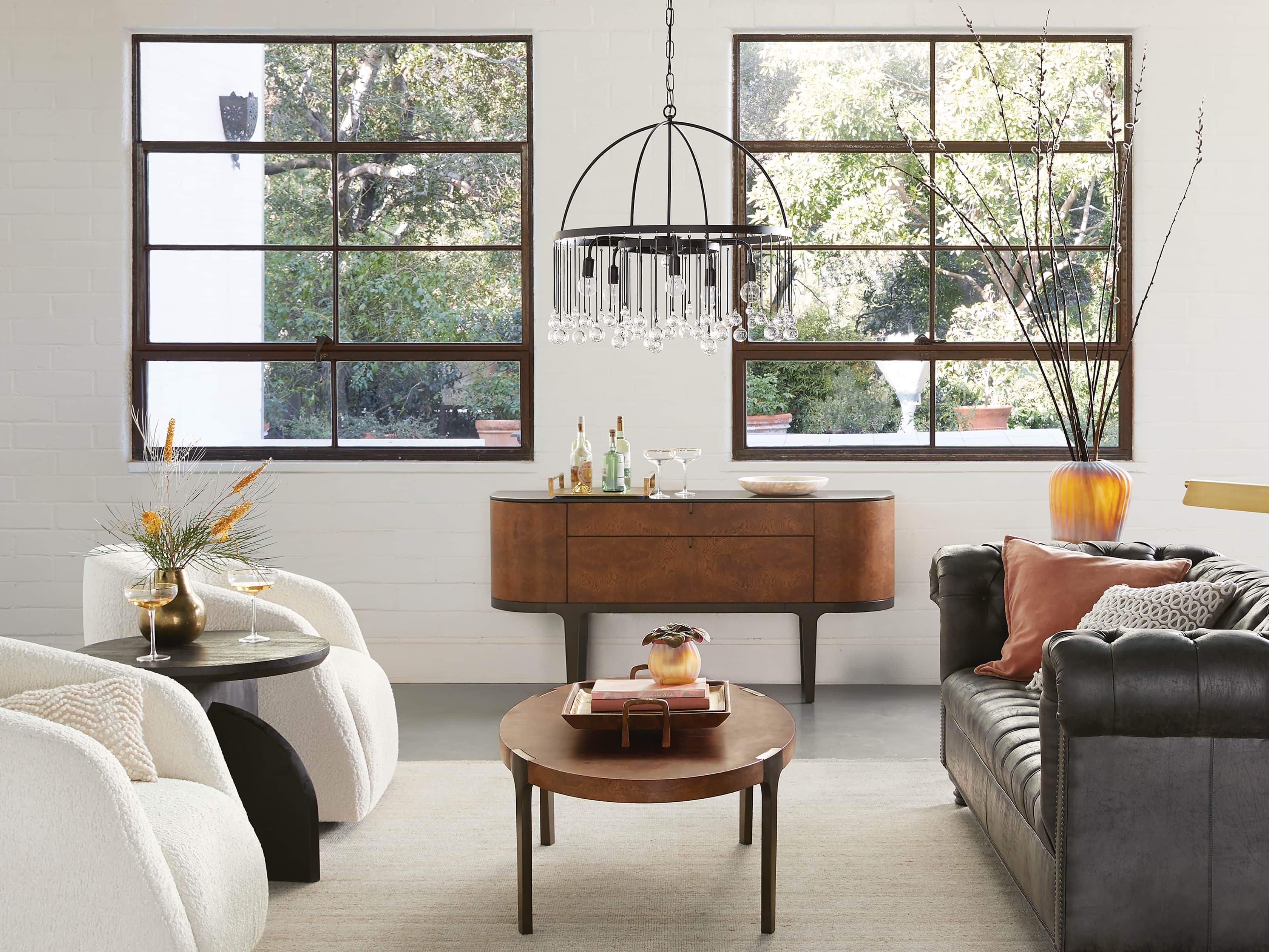 Aubrey Crystal Ball Tiered Round Chandelier - Image 37
