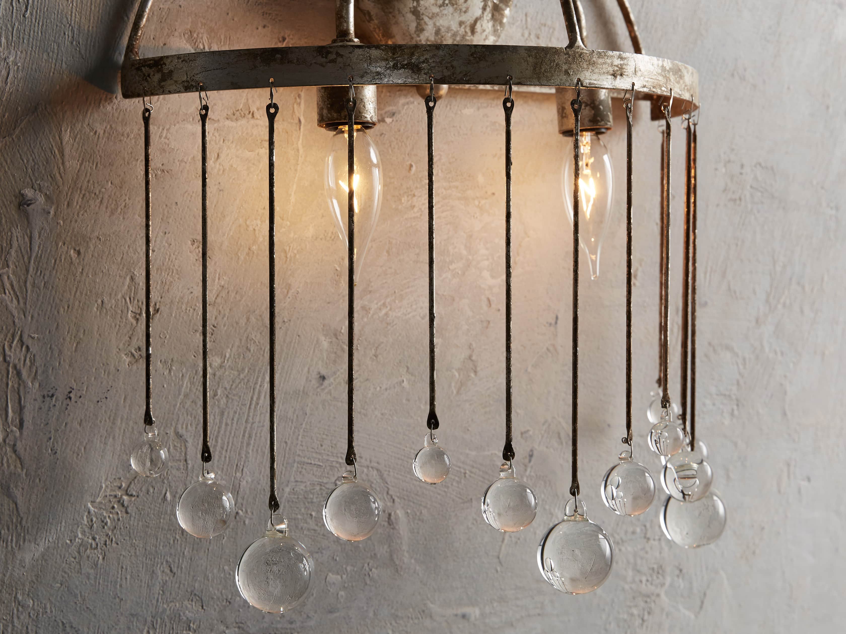 Aubrey Crystal Ball Wall Sconce - Image 12