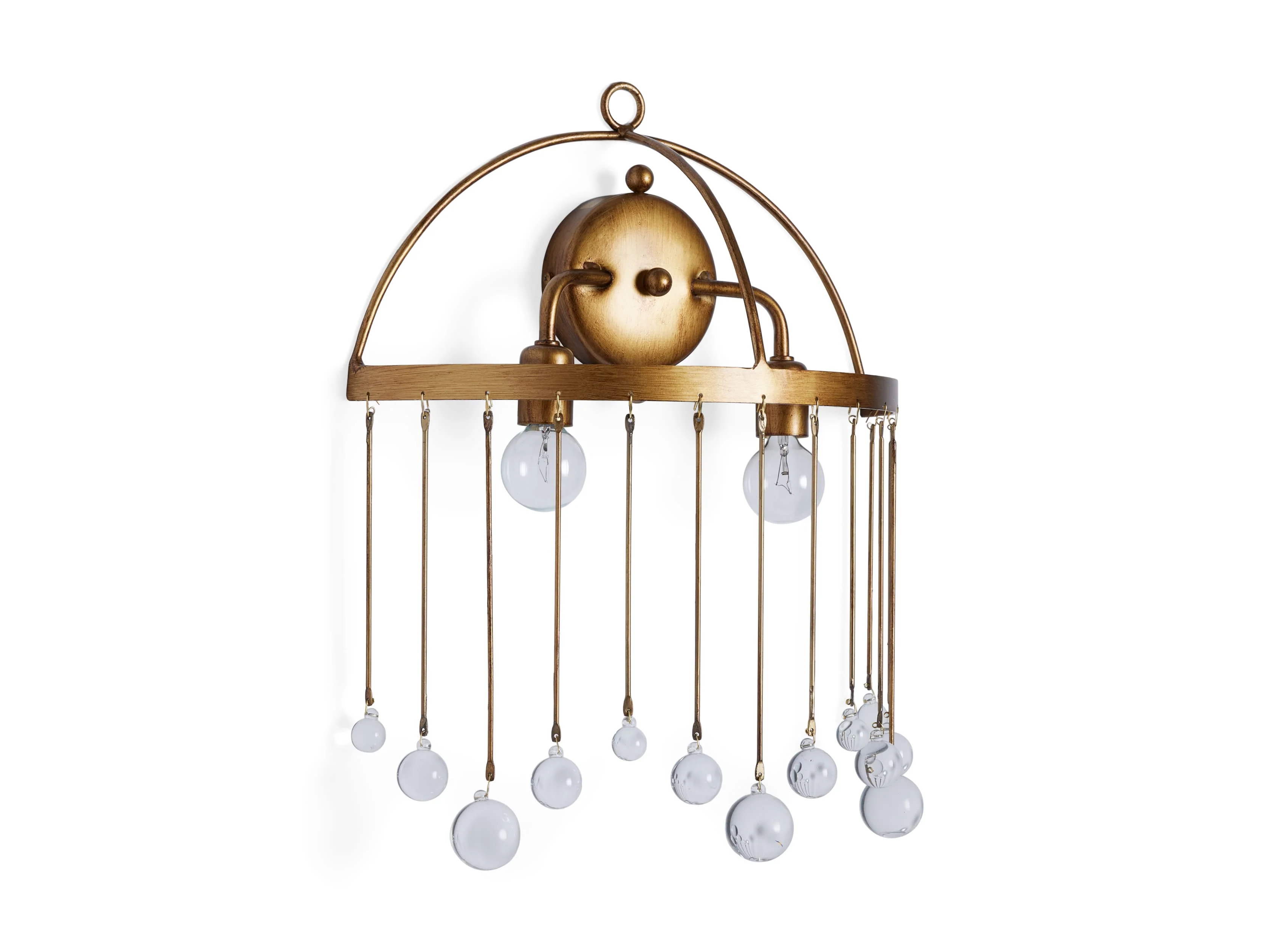 Aubrey Crystal Ball Wall Sconce - Image 4