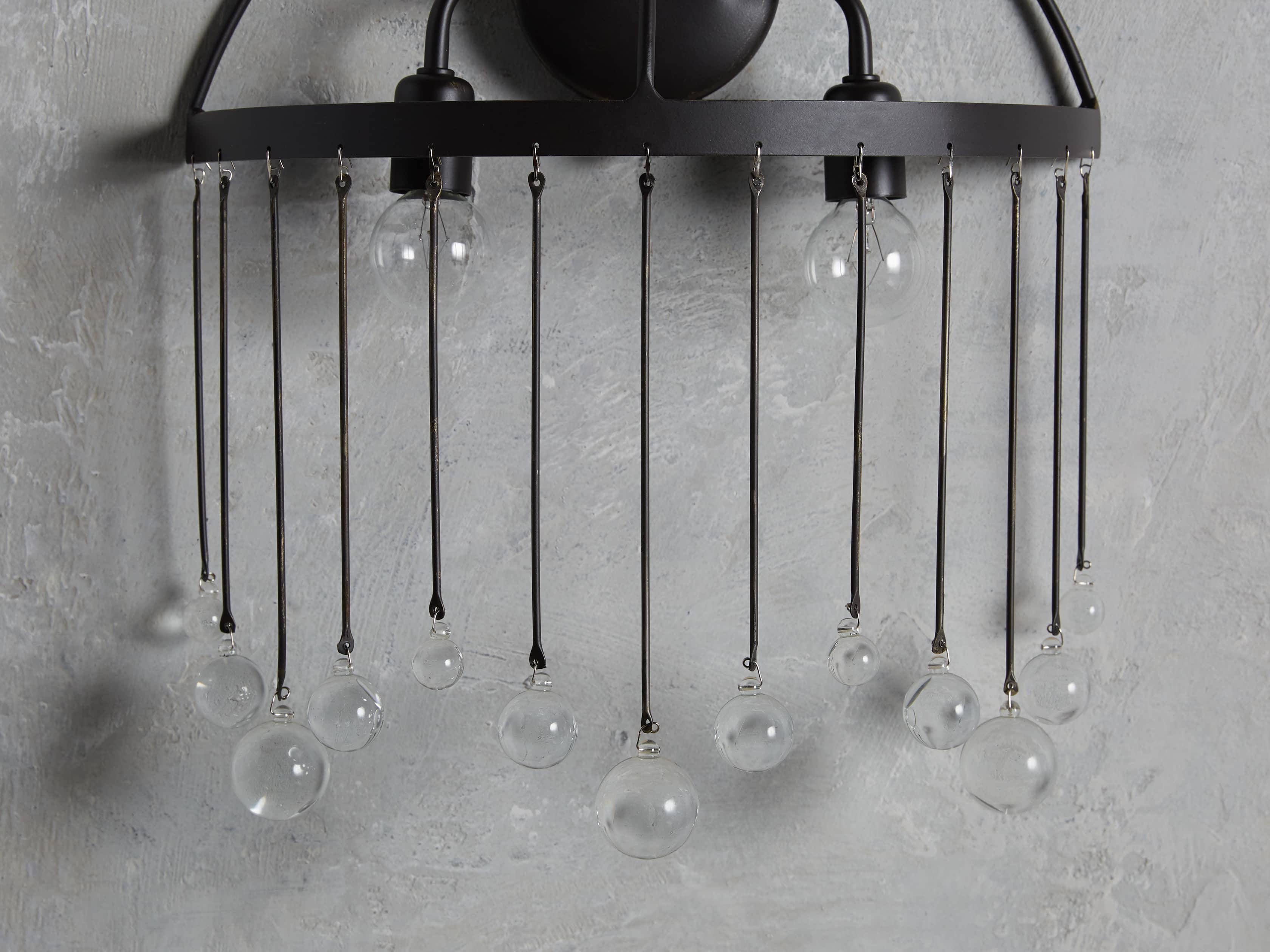 Aubrey Crystal Ball Wall Sconce - Image 7