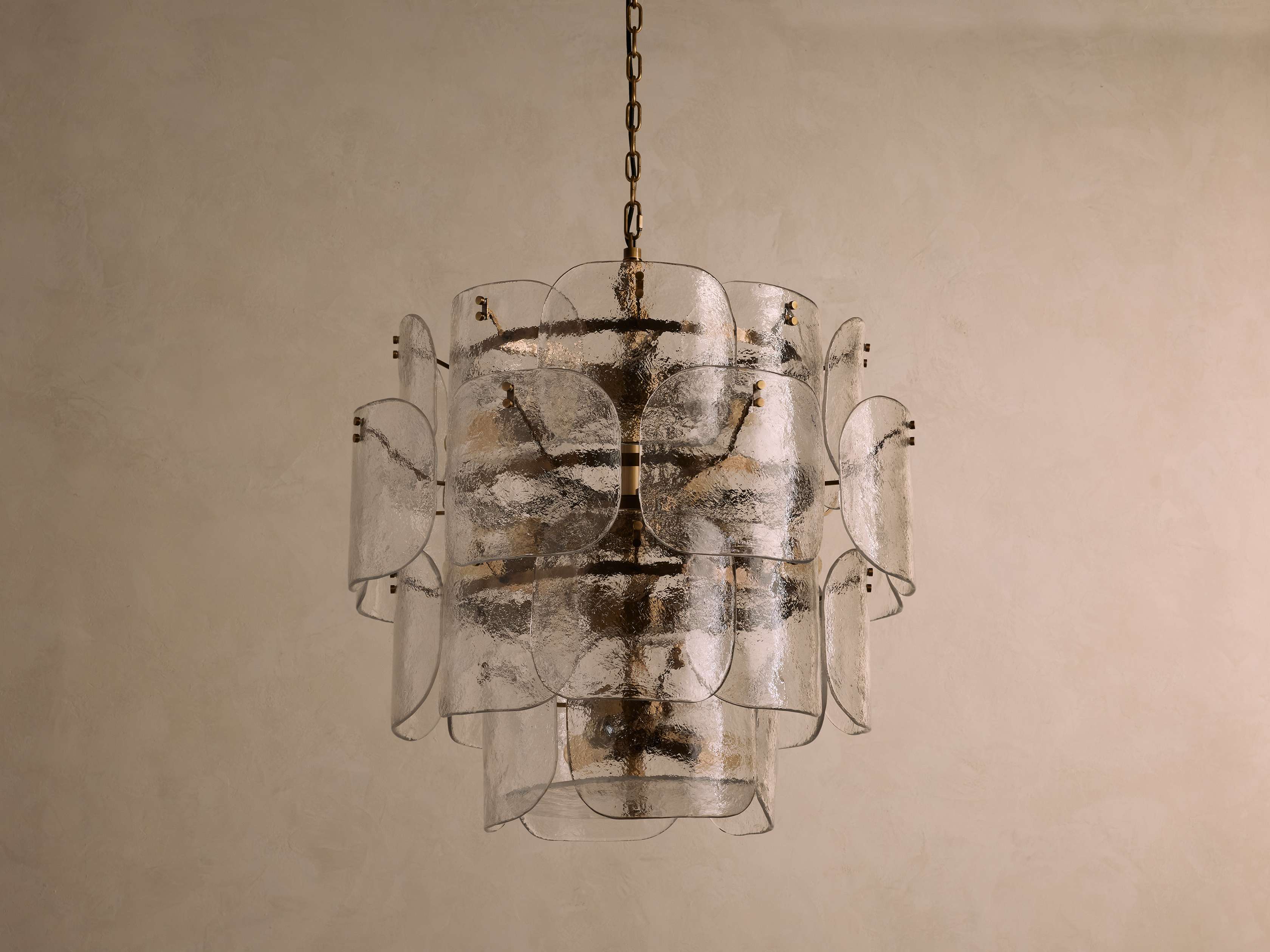 Blaire Molten Glass Round Chandelier - Image 7