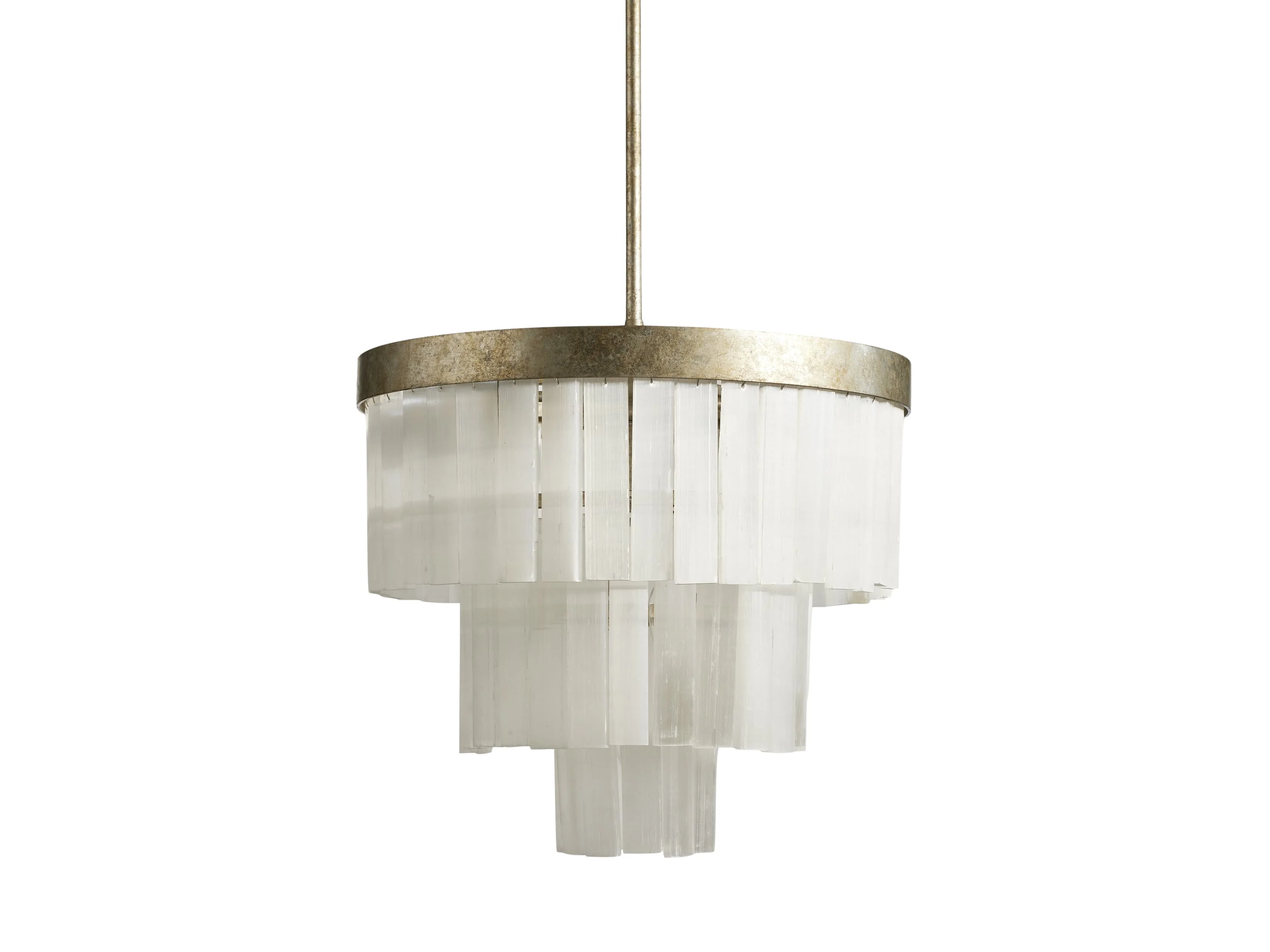 Cameron Selenite Crystal Round Chandelier - Image 5
