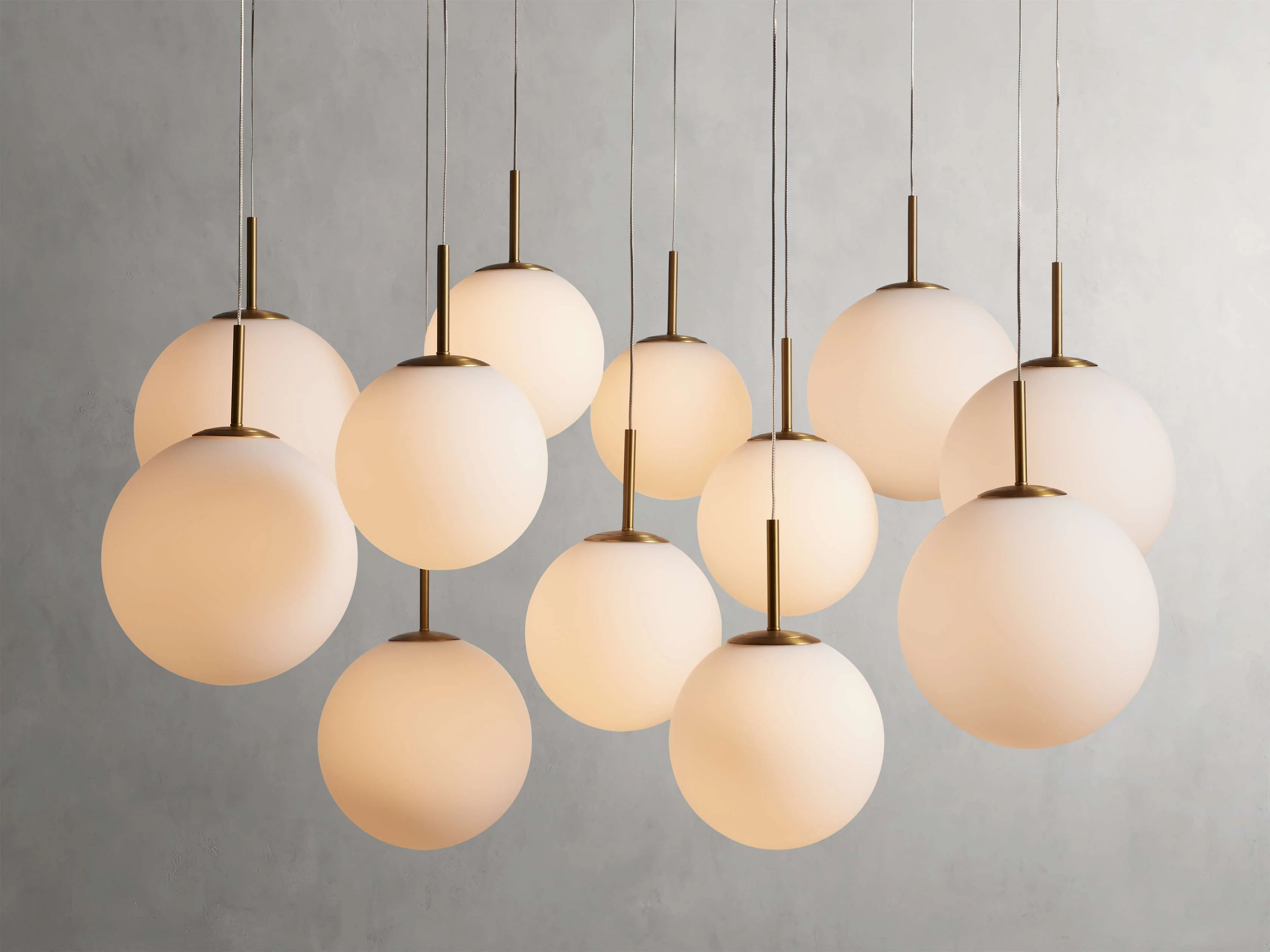 Casen Artisanal Glass Round Chandelier - Image 36