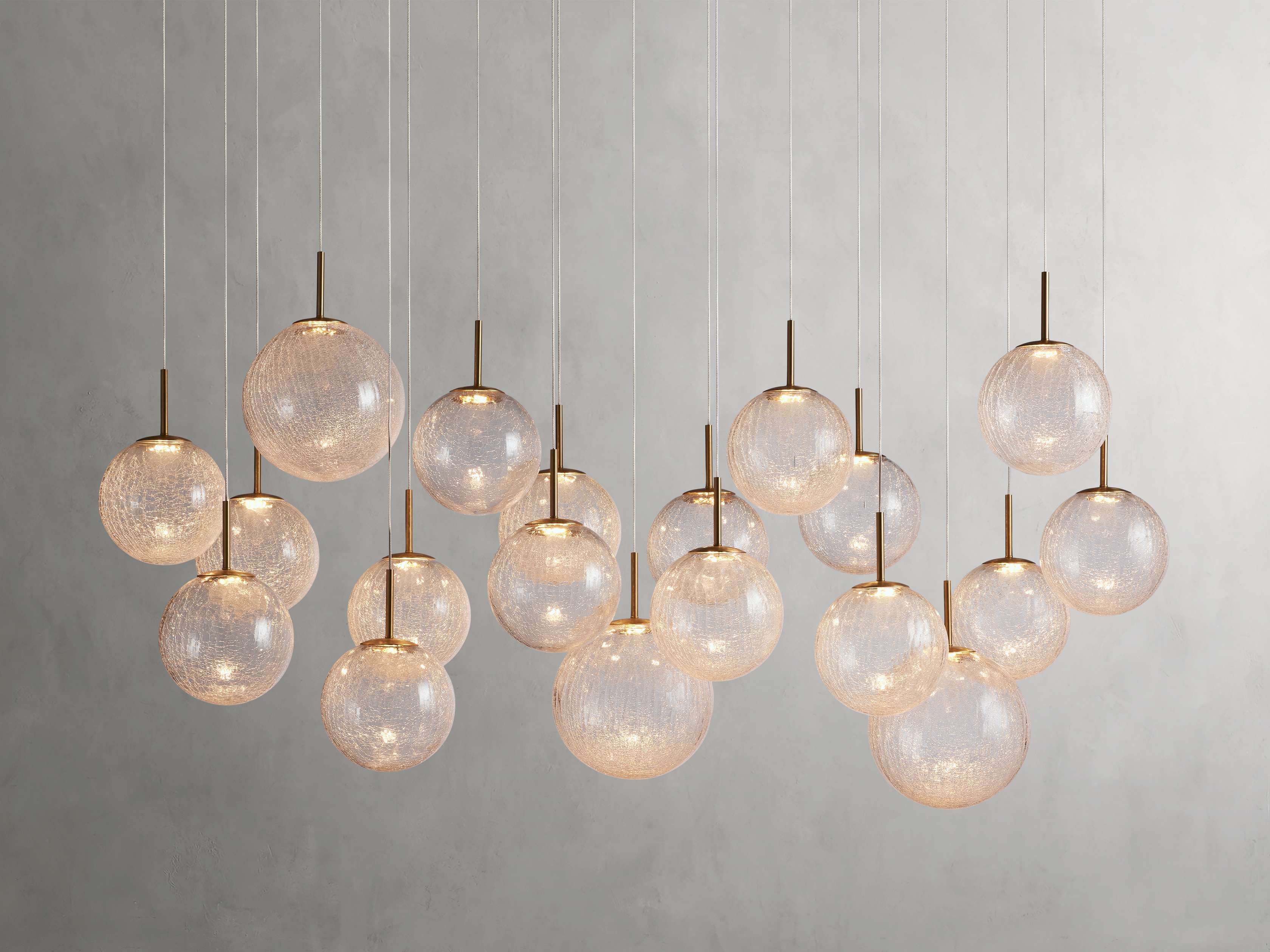 Casen Modern Satin Crystal Linear Chandelier - Image 11