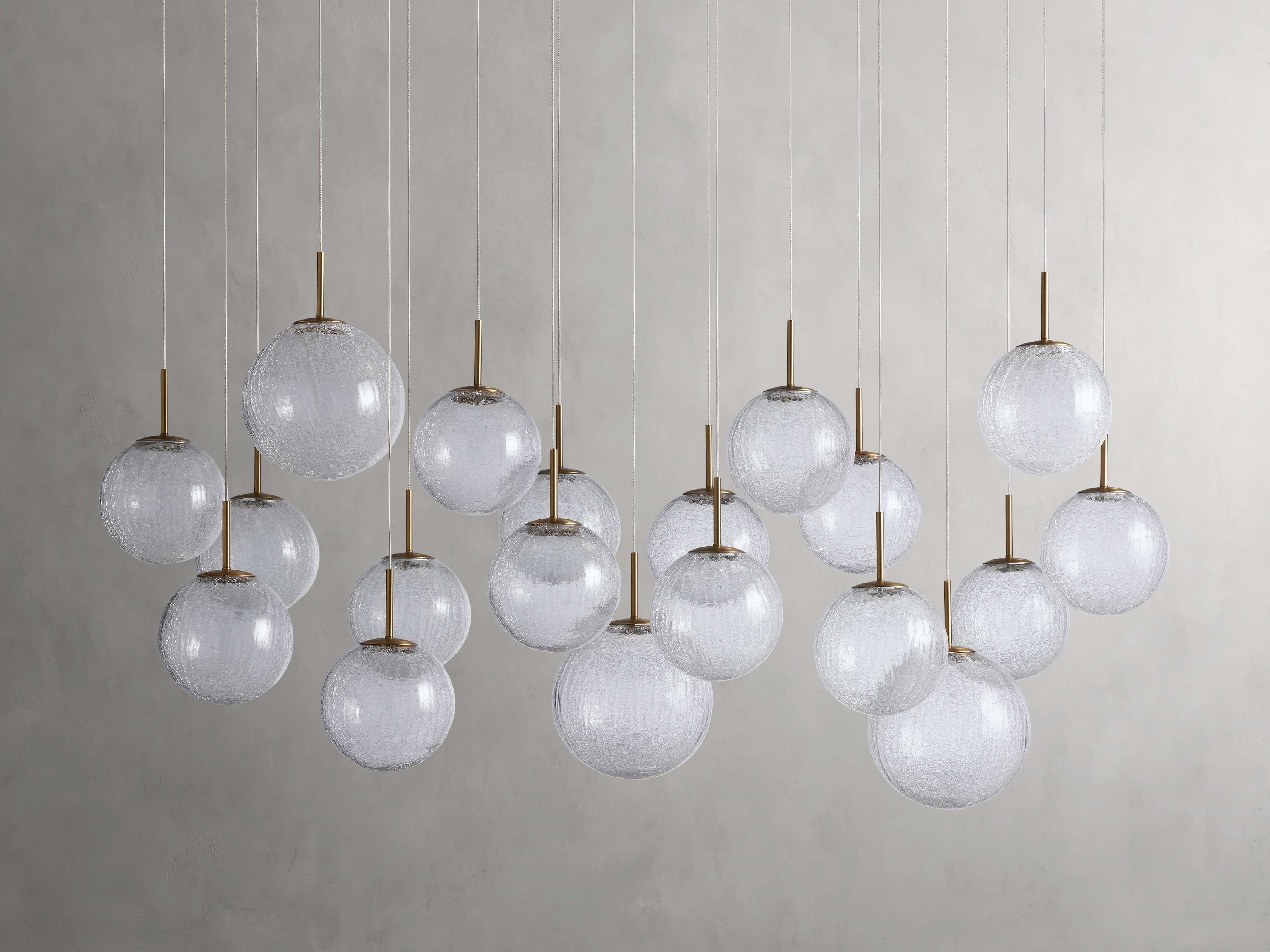 Casen Modern Satin Crystal Linear Chandelier - Image 12