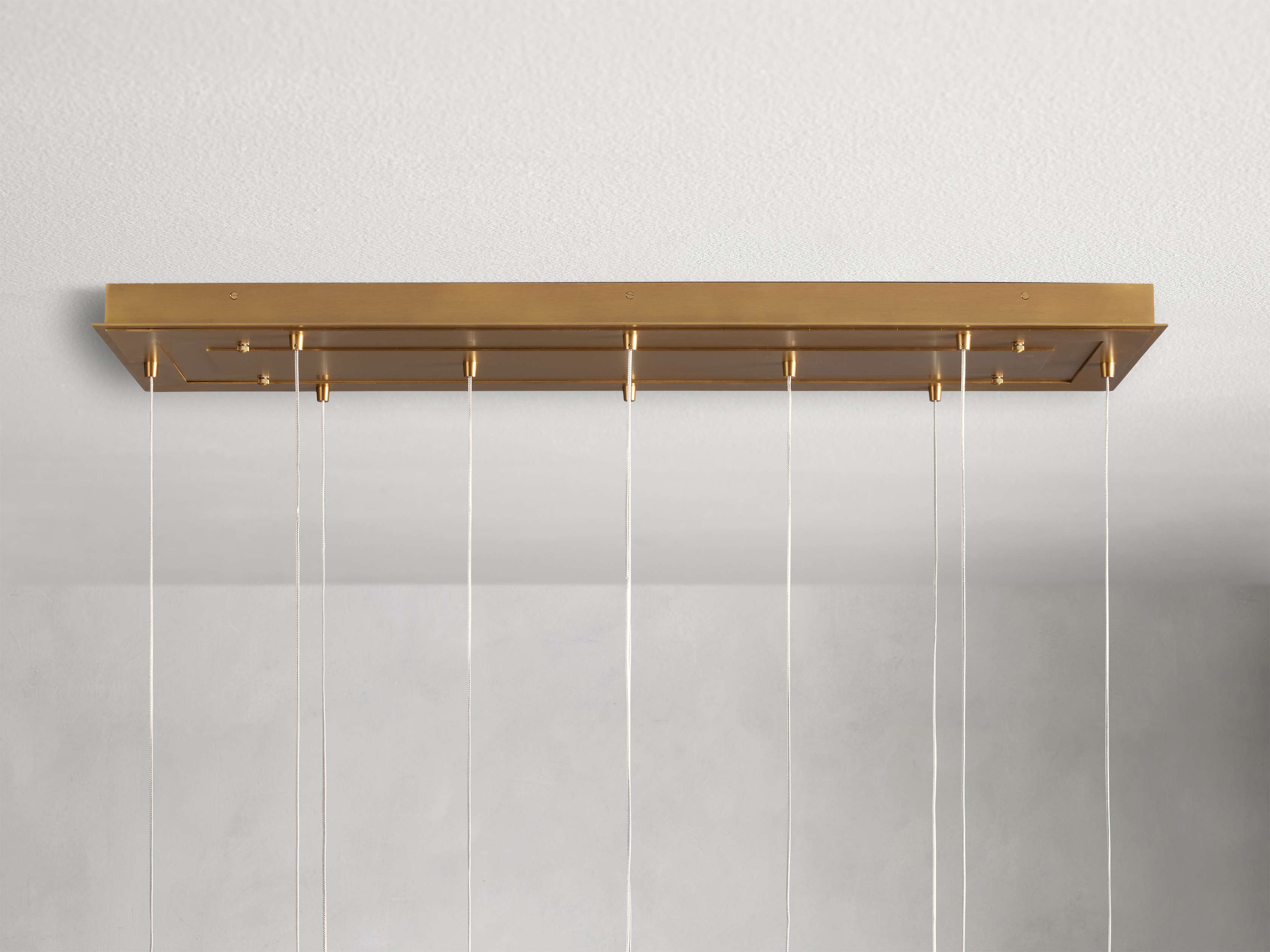 Casen Modern Satin Crystal Linear Chandelier - Image 9