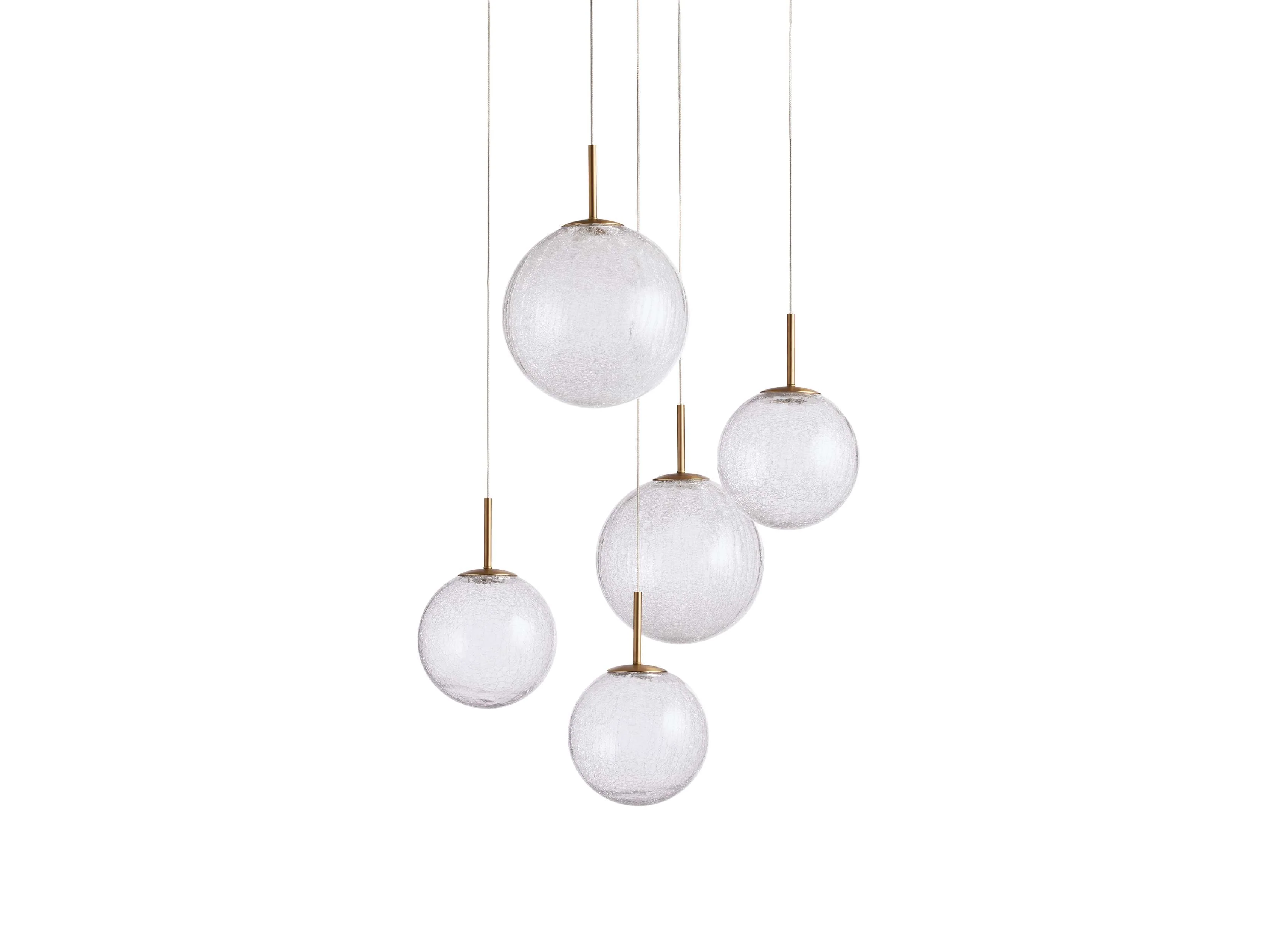 Casen Modern Satin Crystal Round Chandelier - Image 15