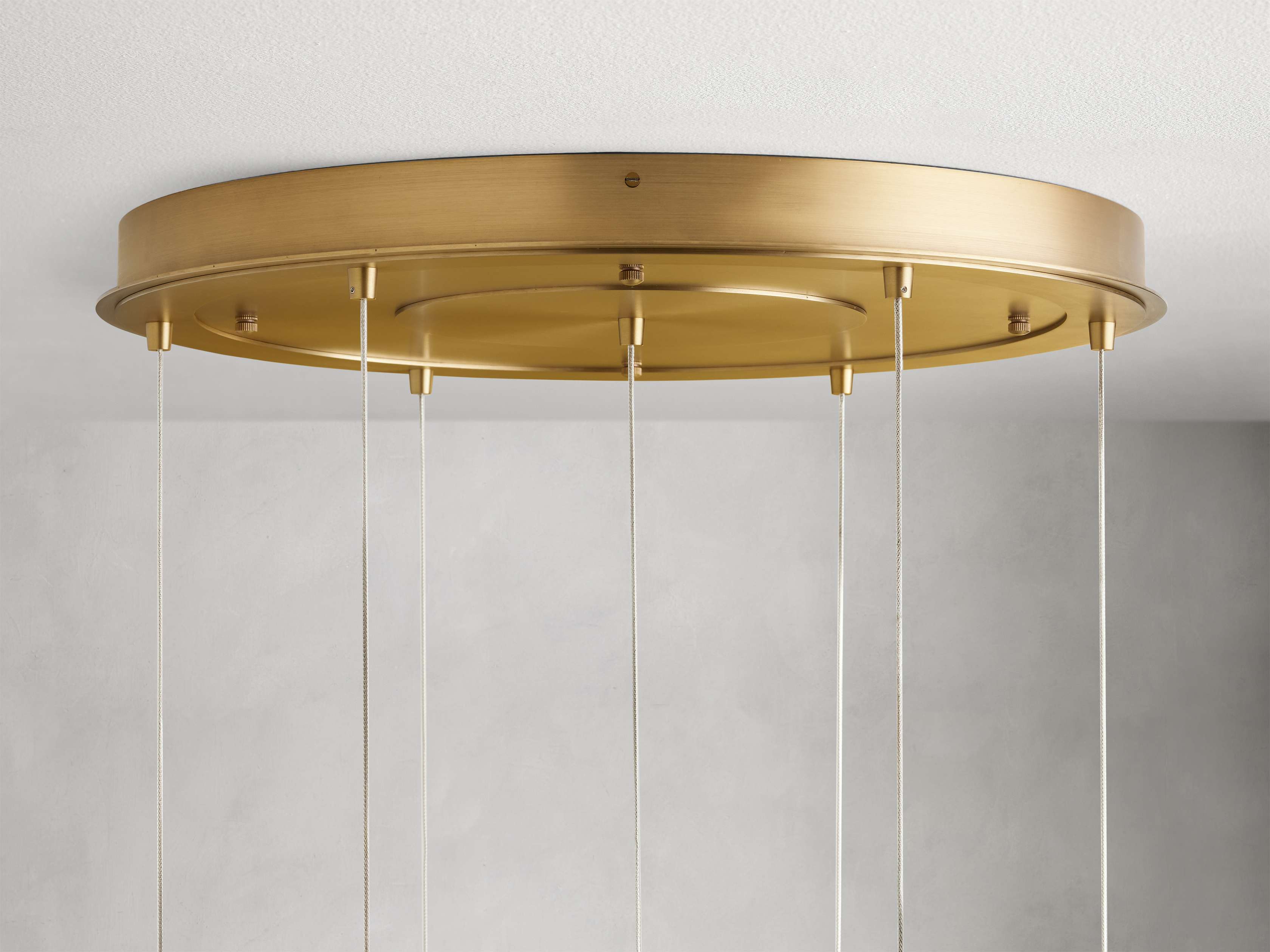 Casen Modern Satin Crystal Round Chandelier - Image 29
