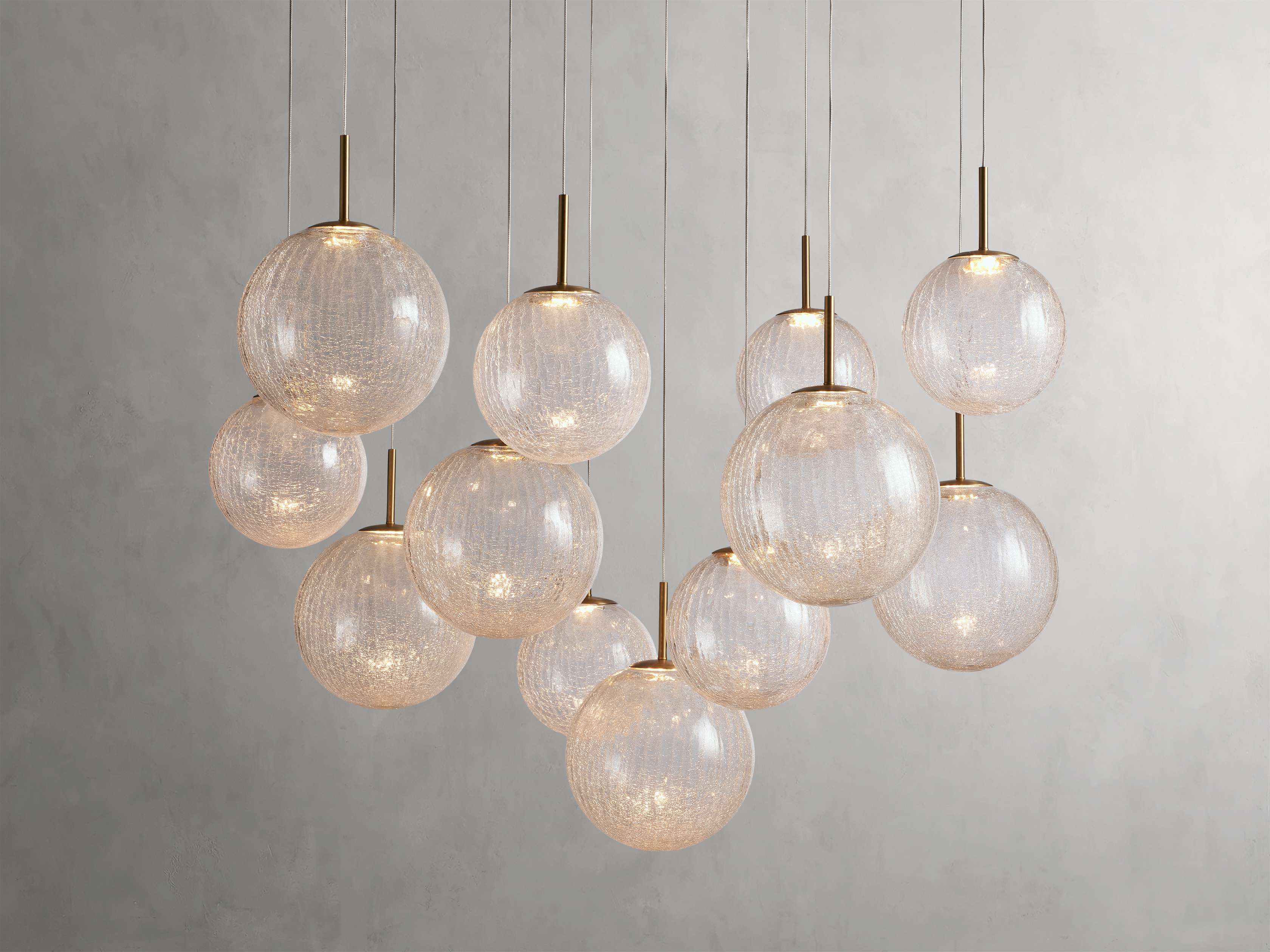 Casen Modern Satin Crystal Round Chandelier - Image 31