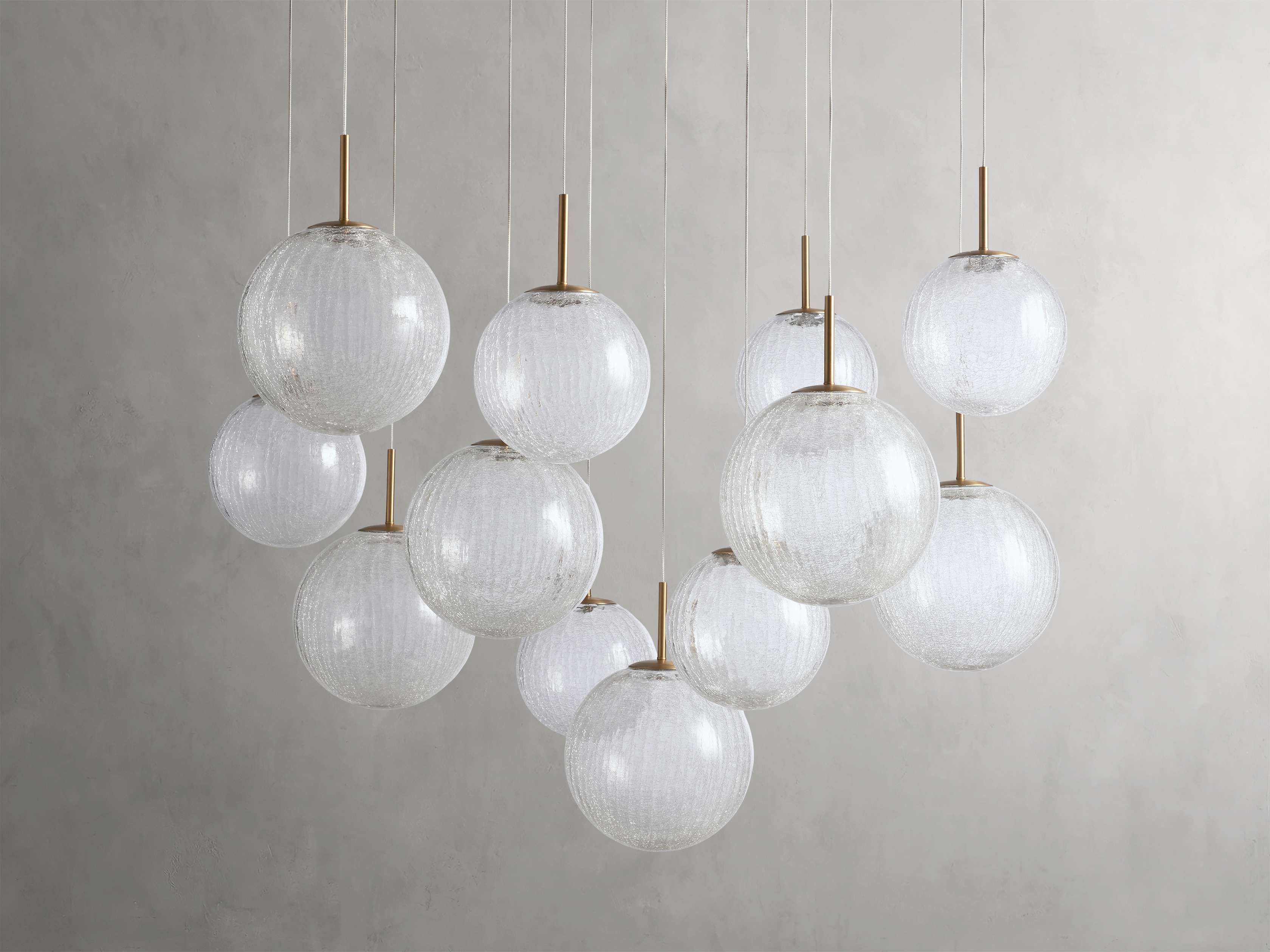 Casen Modern Satin Crystal Round Chandelier - Image 32