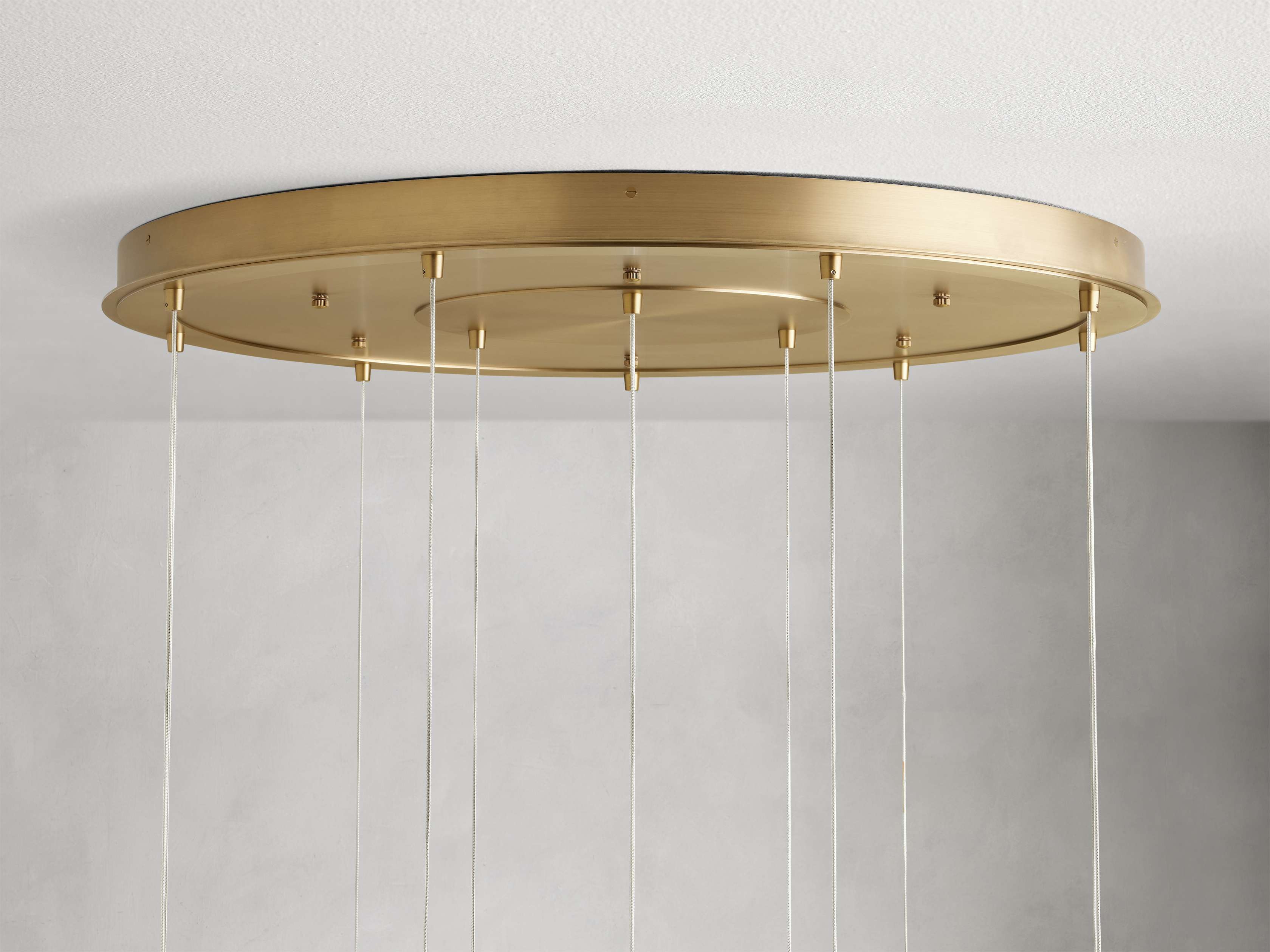 Casen Modern Satin Crystal Round Chandelier - Image 34