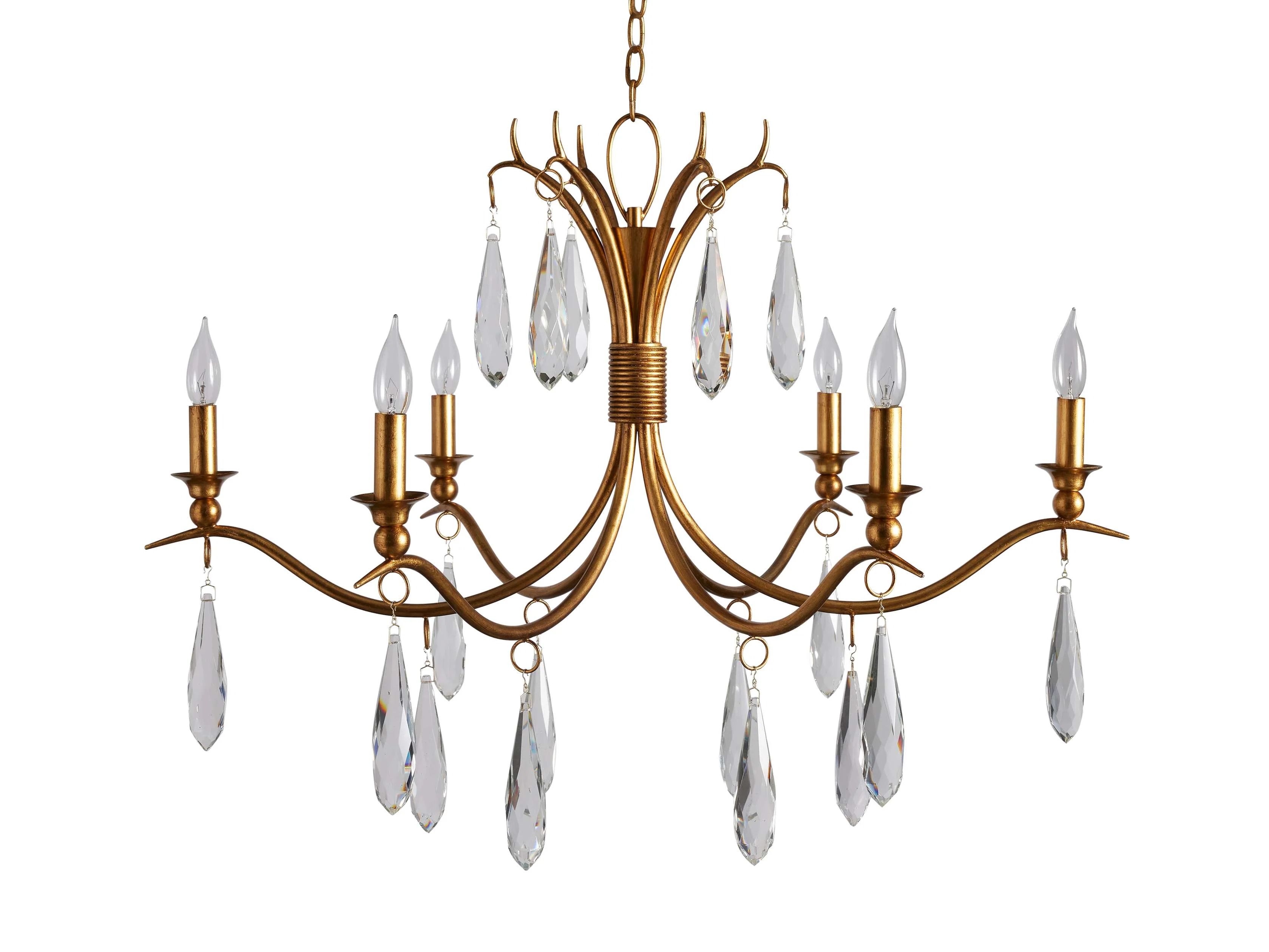 Celine Sparkling Drops Crystal Chandelier - Image 5