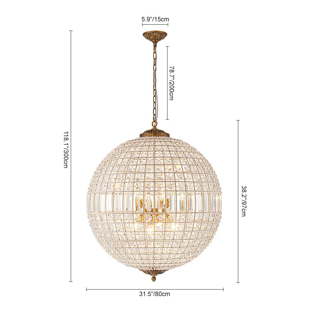 Clarion Luster Trace Sphere Chandelier - Image 14
