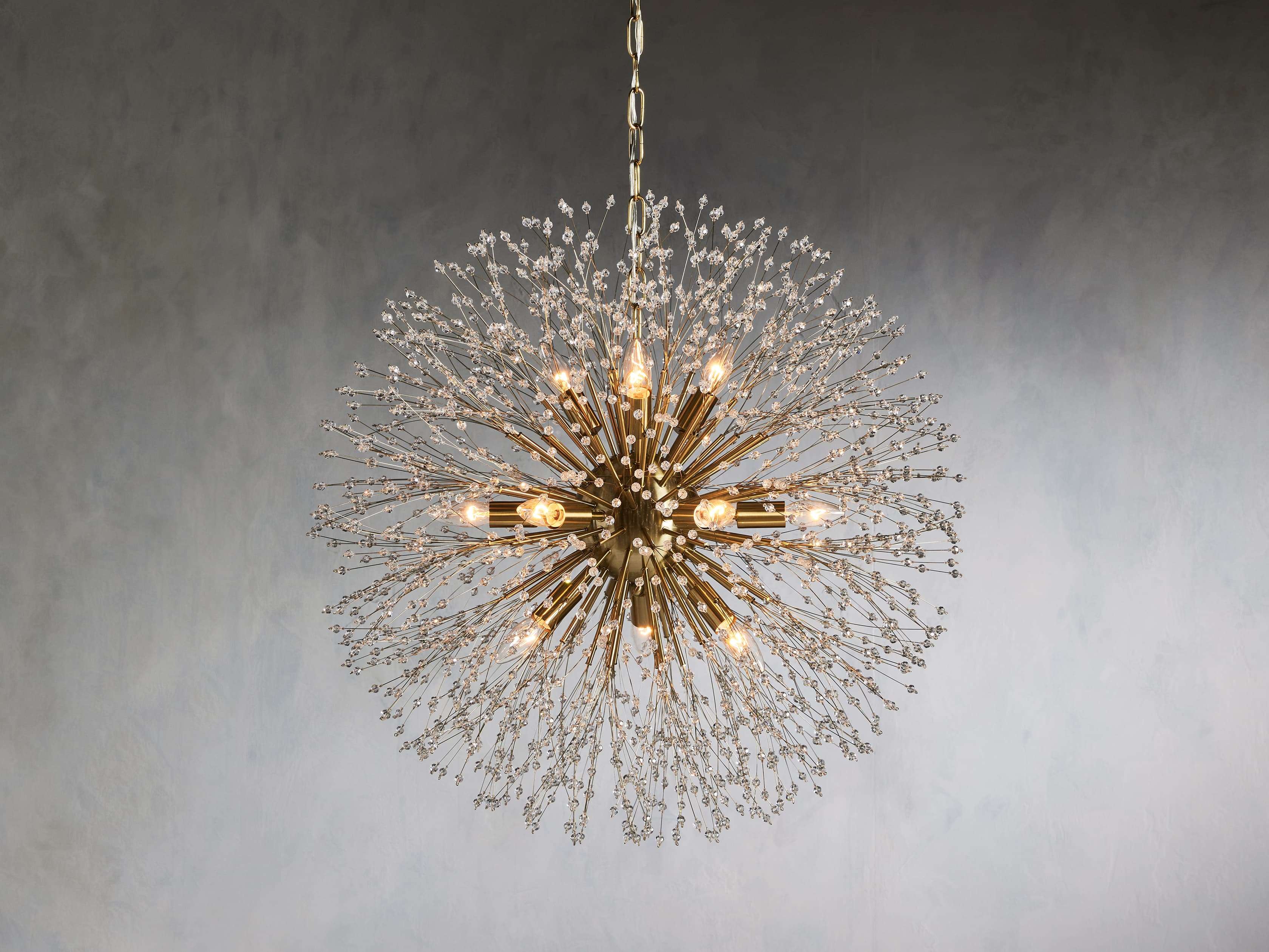 Dandelion Whimsical Crystal Round Chandelier - Image 9