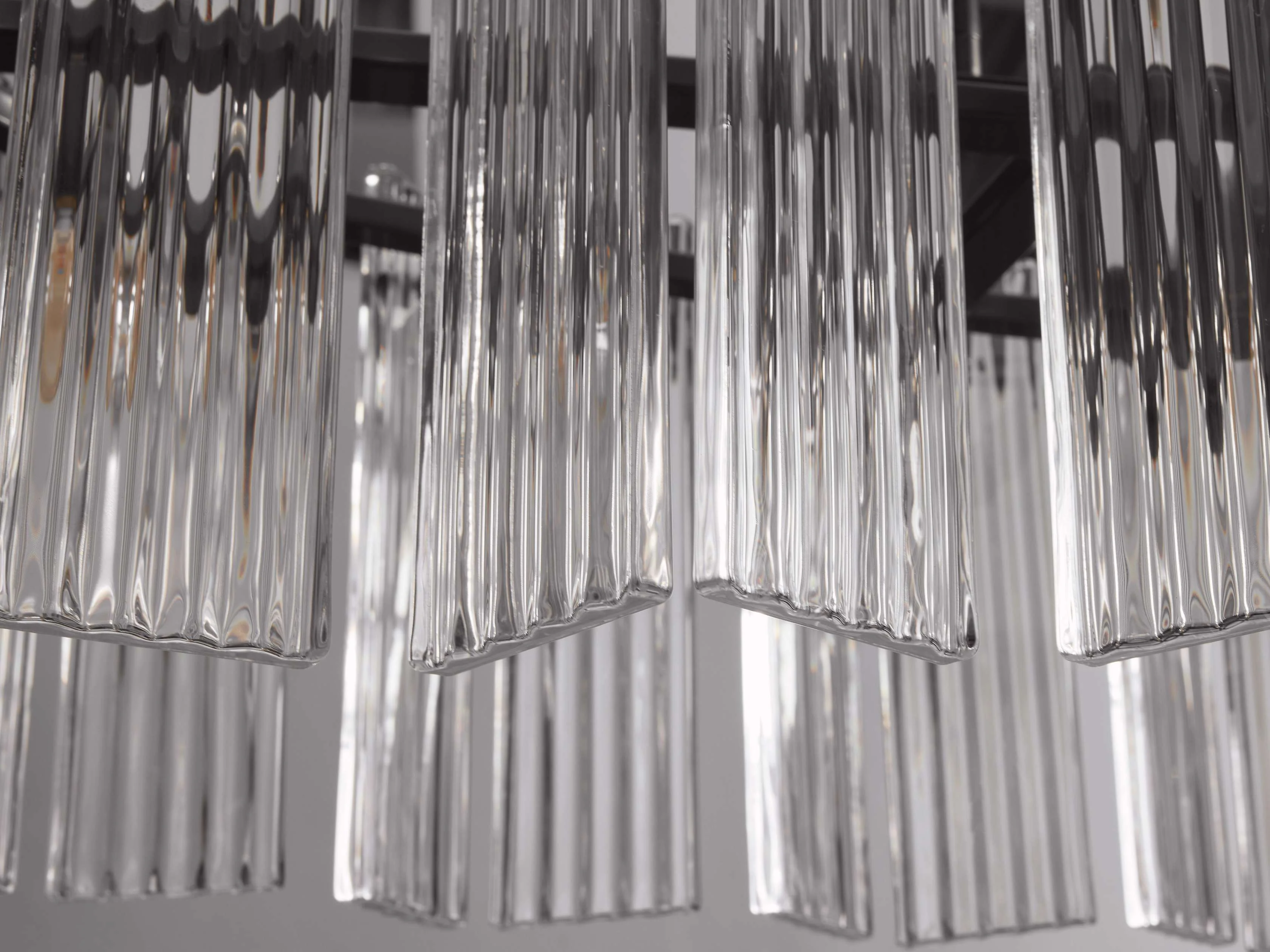 Delsie Reeded Glass Oval Chandelier - Image 22