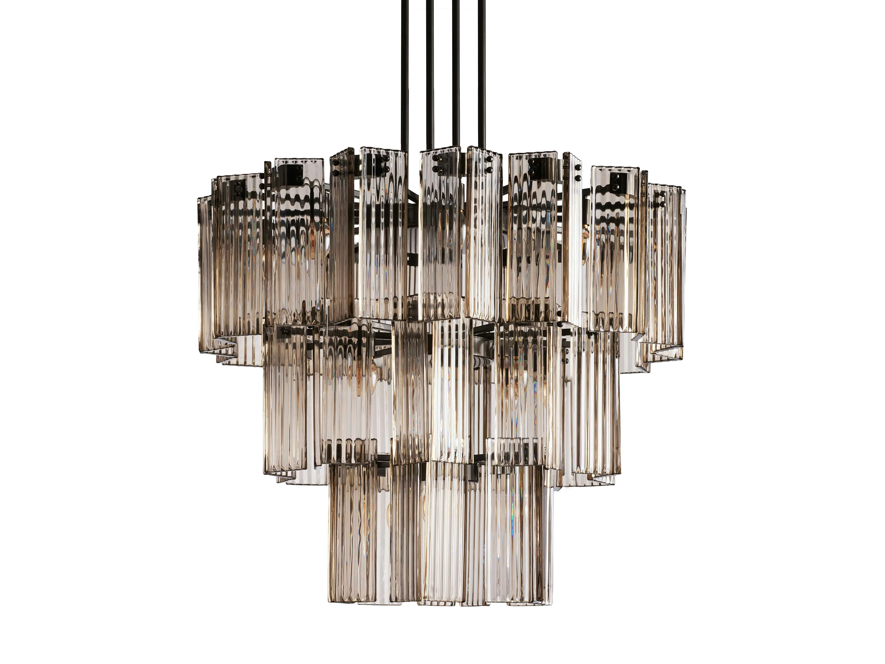 Delsie Reeded Glass Round Chandelier - Image 19