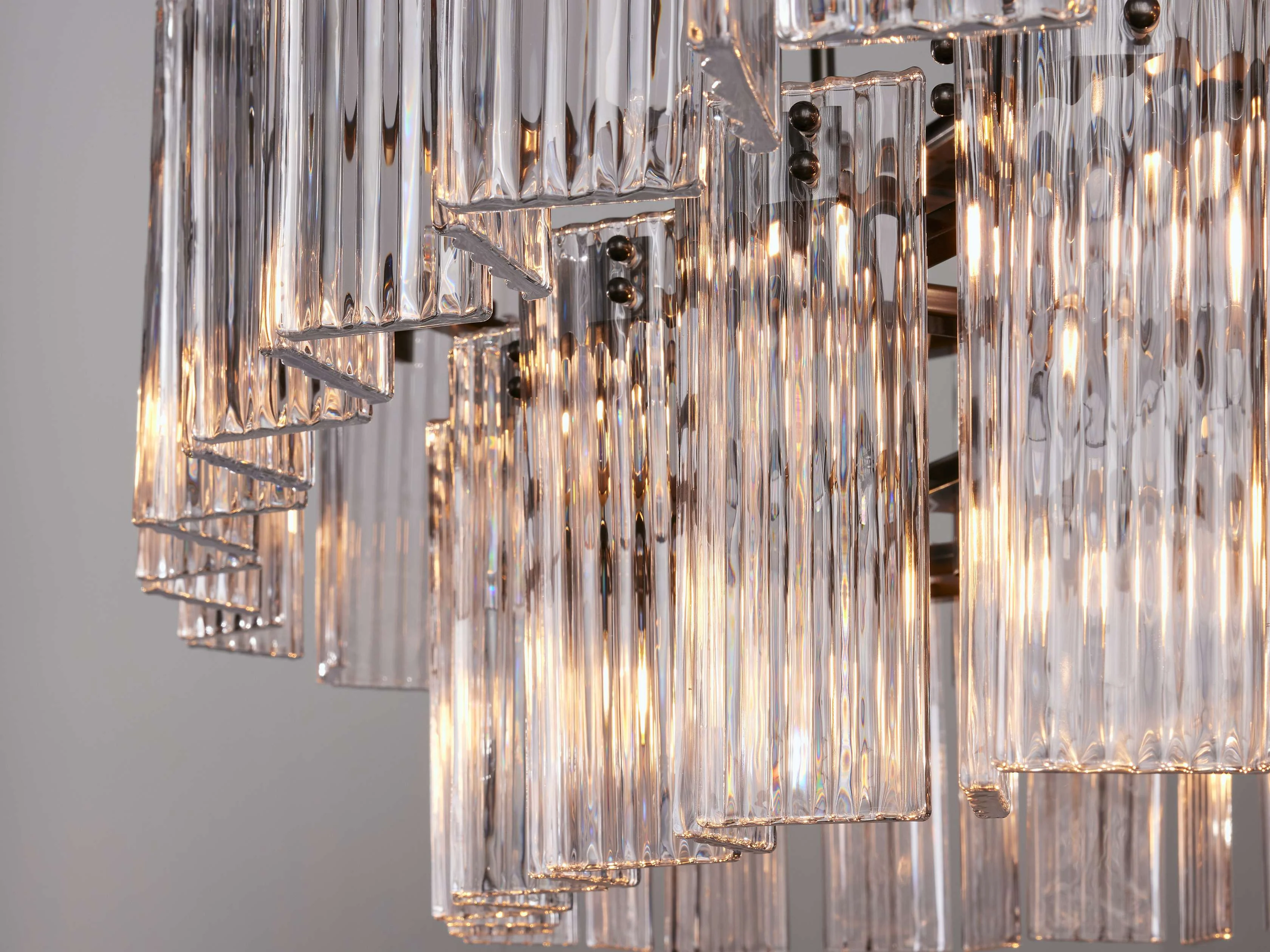 Delsie Vintage Glass Oval Chandelier - Image 58