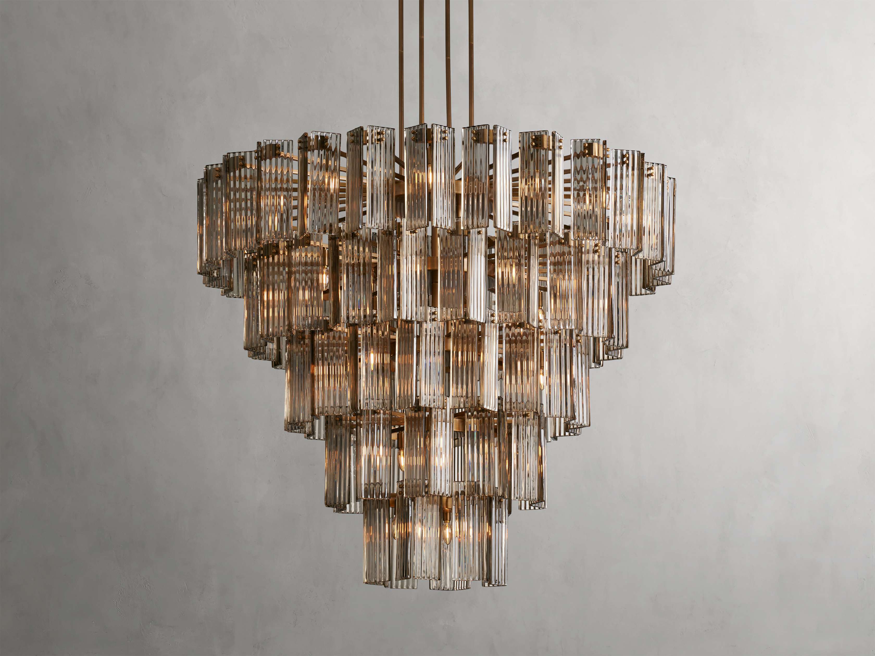 Delsie Vintage Glass Round Chandelier - Image 45