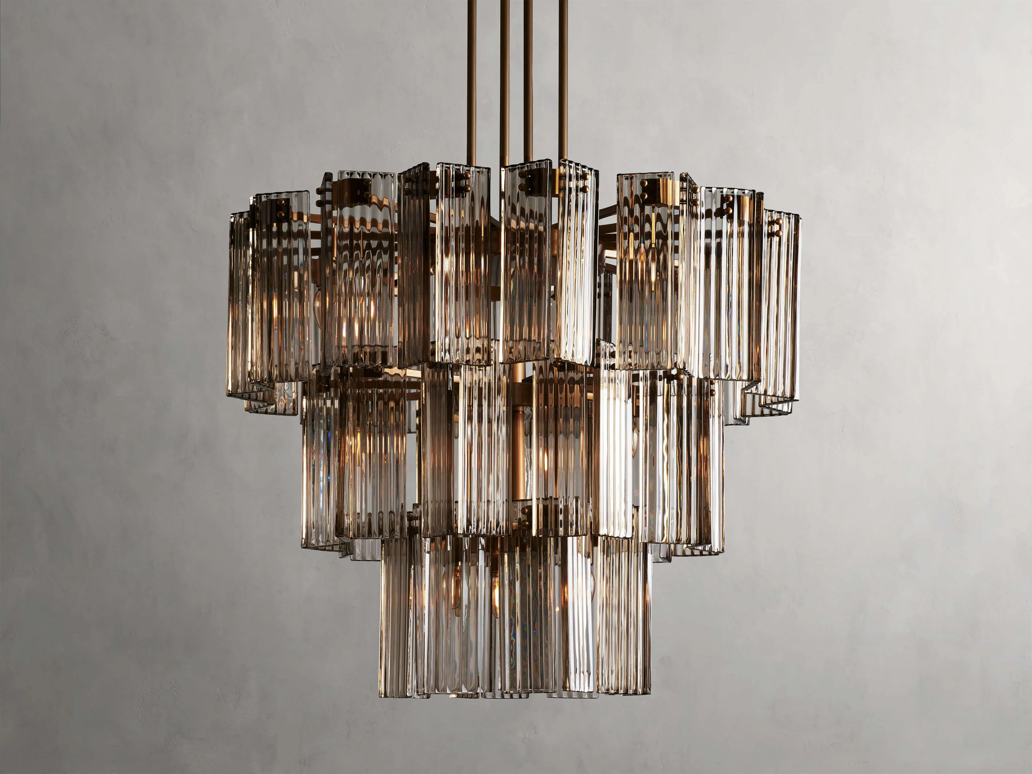 Delsie Vintage Glass Round Chandelier - Image 5