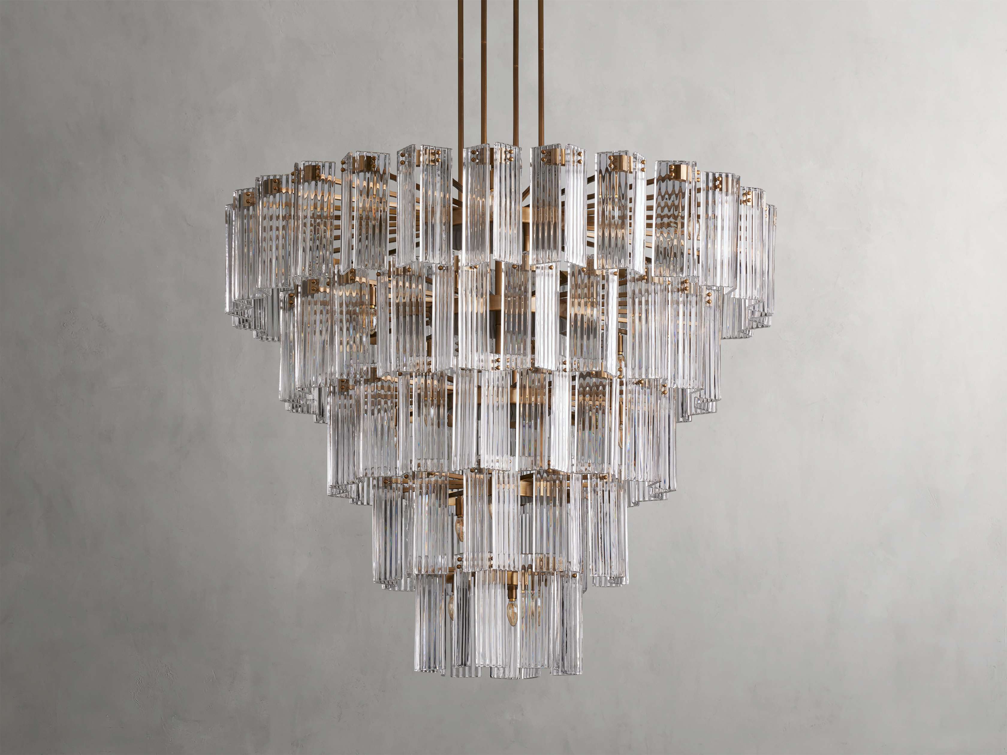 Delsie Vintage Glass Round Chandelier - Image 51