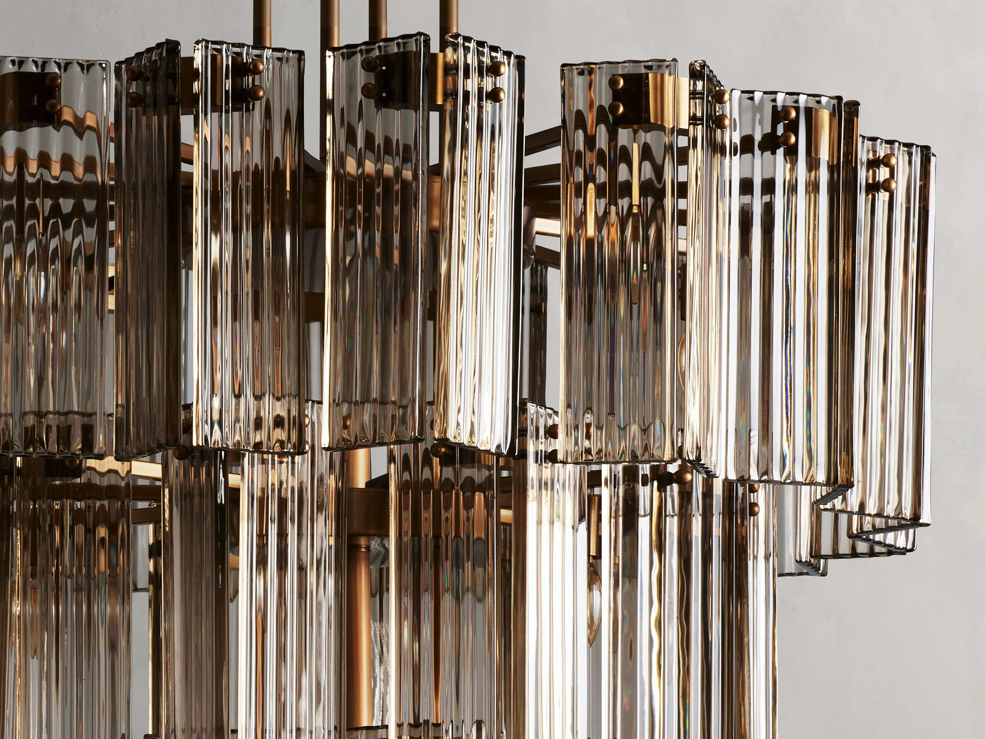 Delsie Vintage Glass Round Chandelier - Image 7