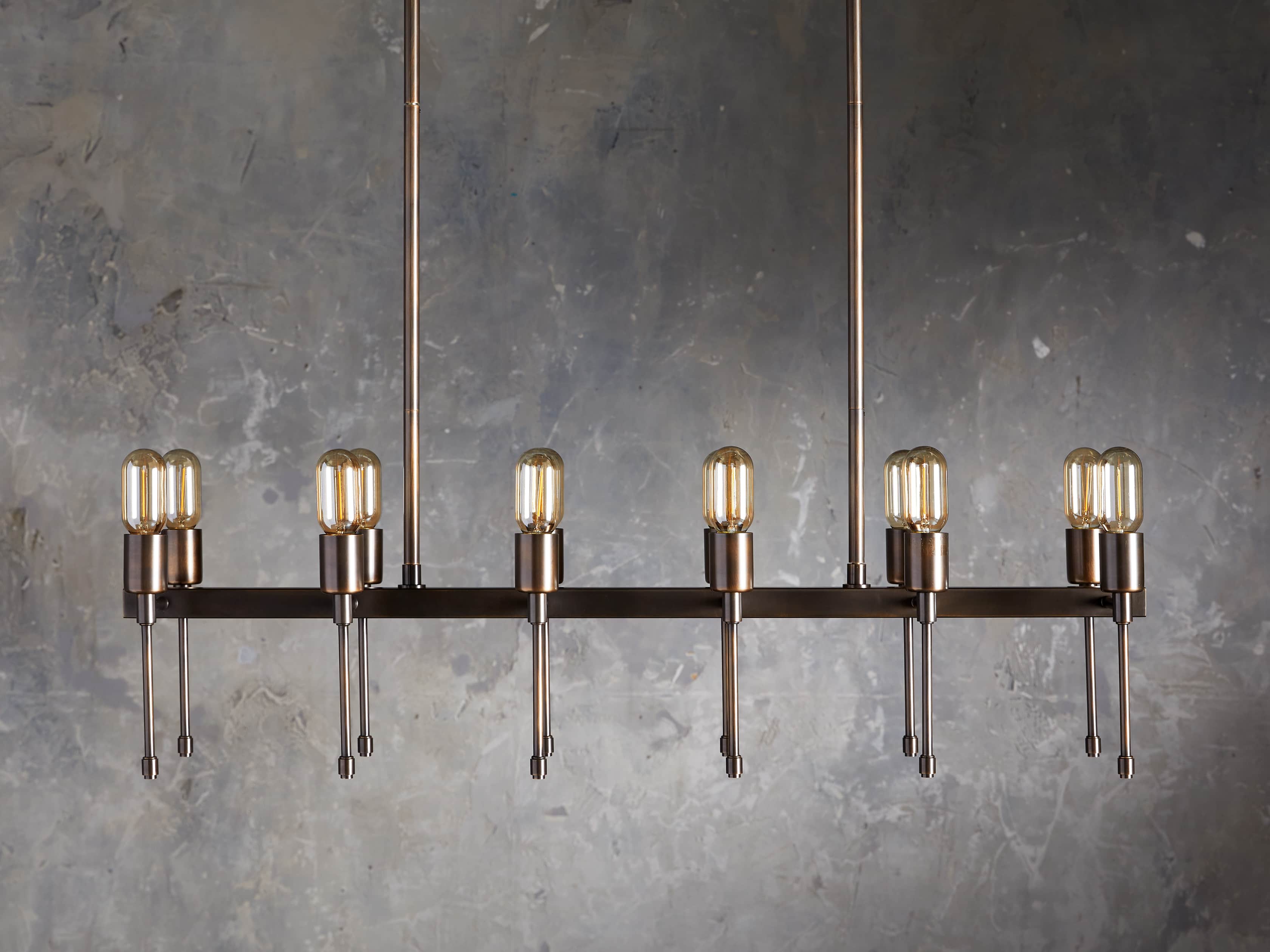 Dyer Simple Glam Linear Chandelier - Image 2