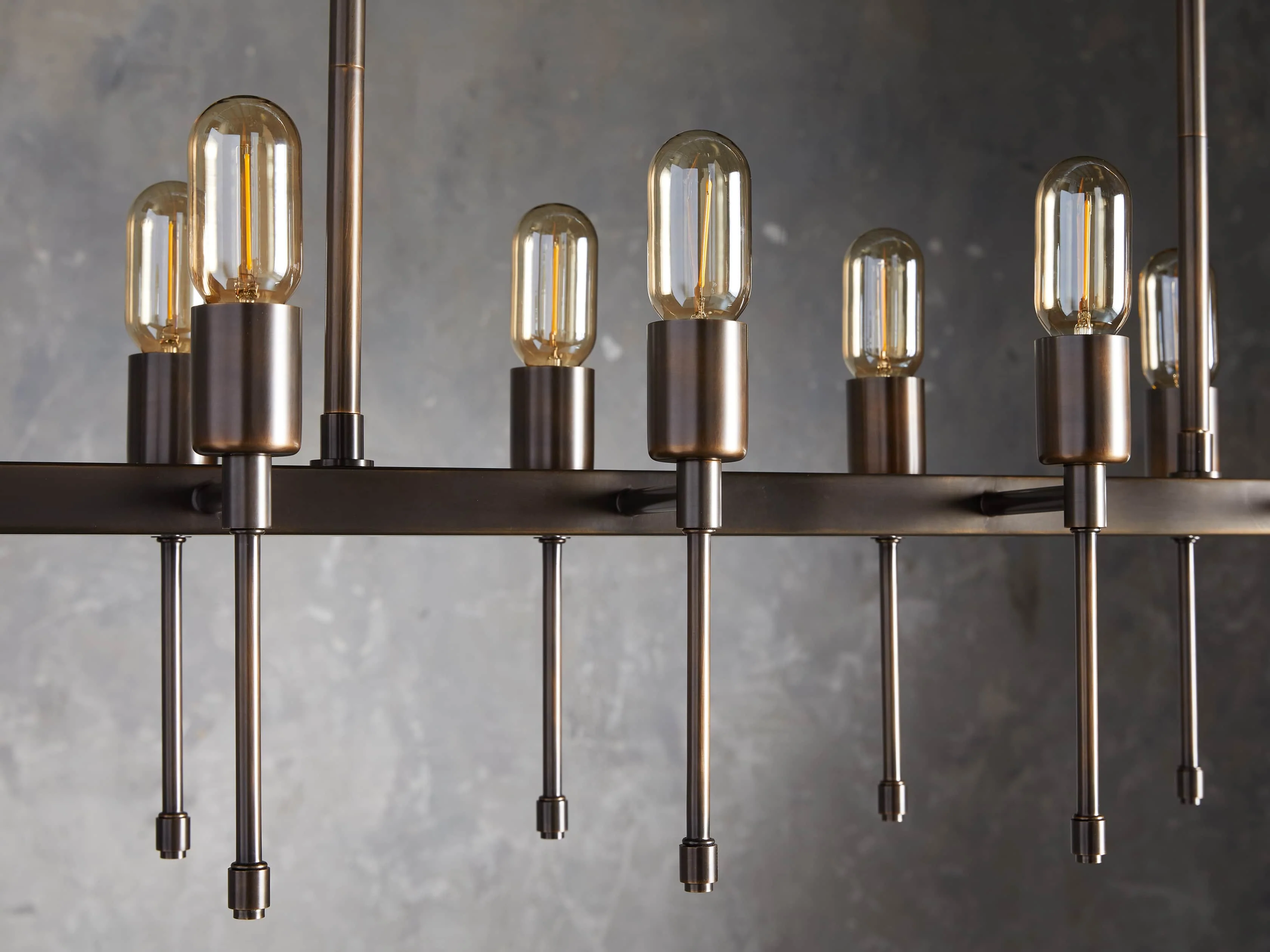 Dyer Simple Glam Linear Chandelier - Image 3