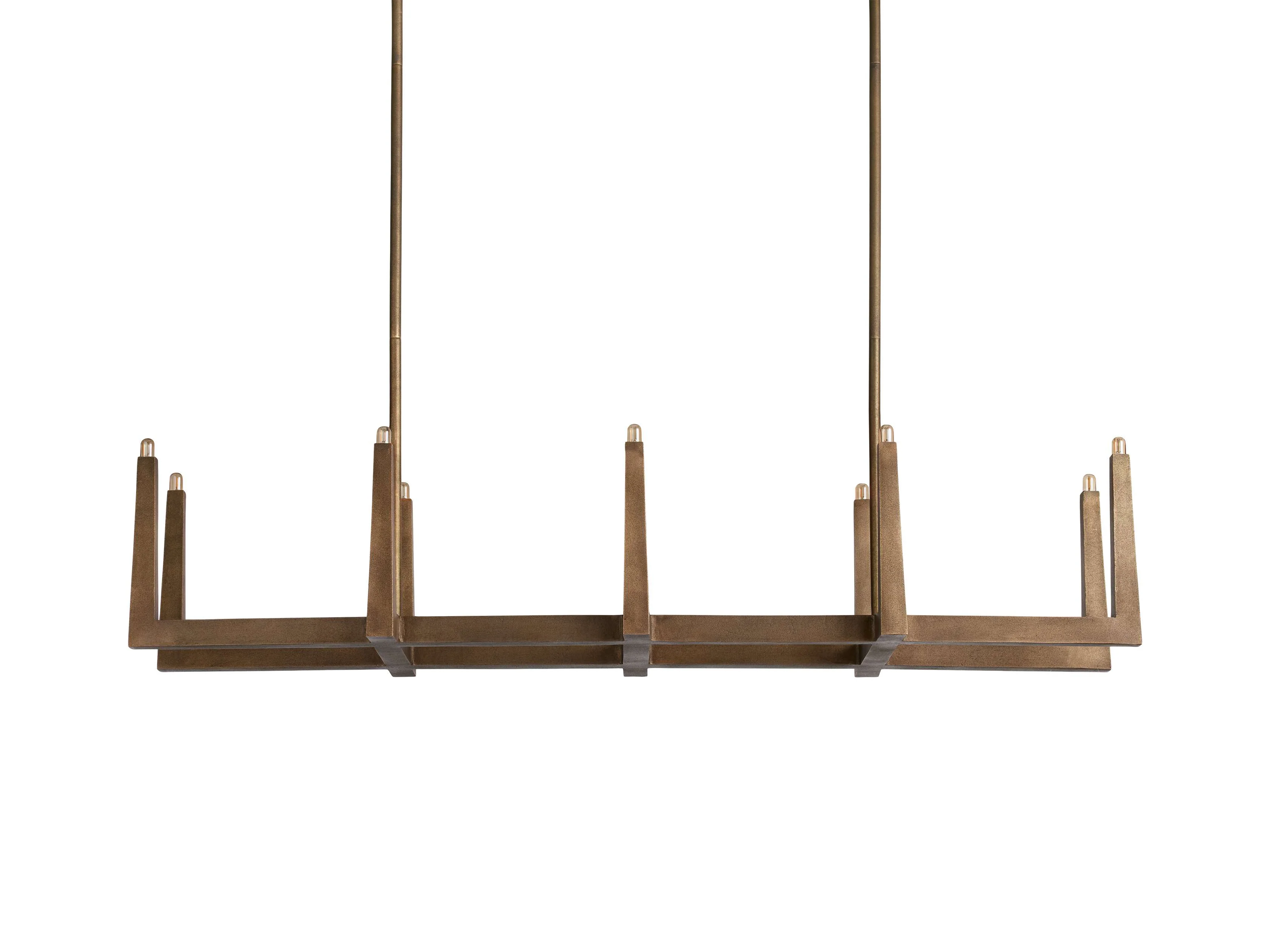 Emmet Geometric Frame Linear Chandelier - Image 15