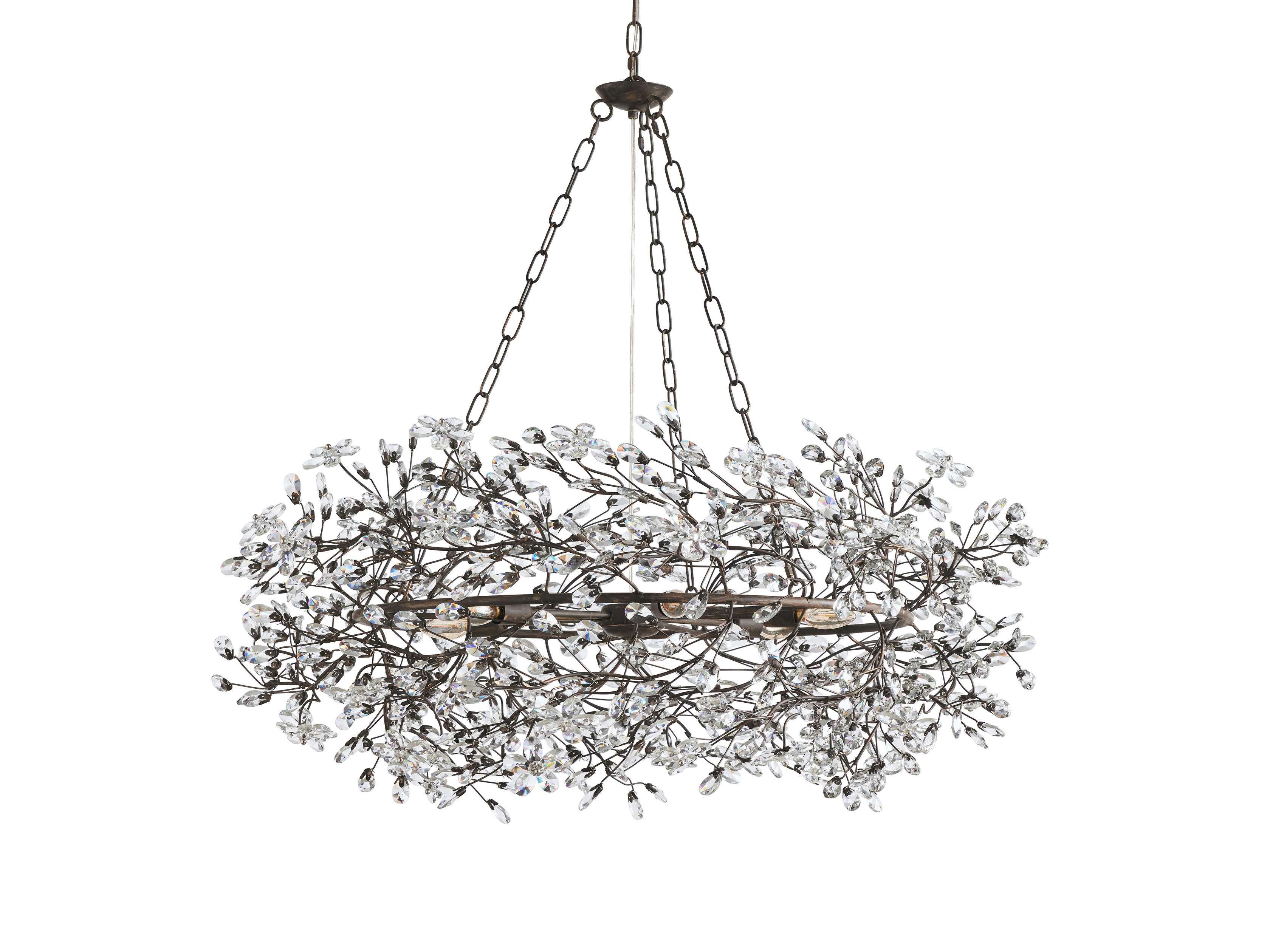 Fiore Sculpted Petals Crown Chandelier - Image 11