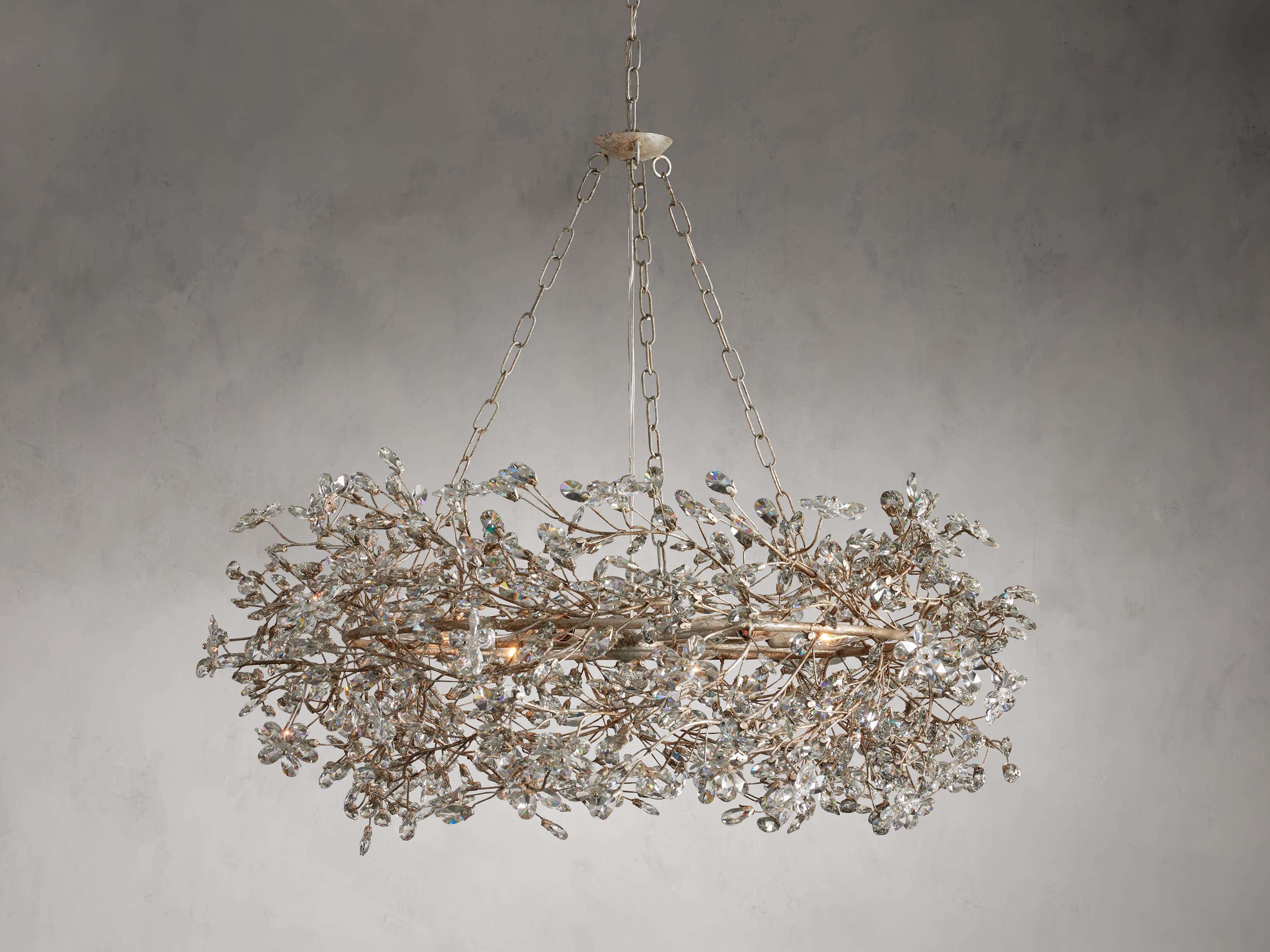 Fiore Sculpted Petals Crown Chandelier - Image 12