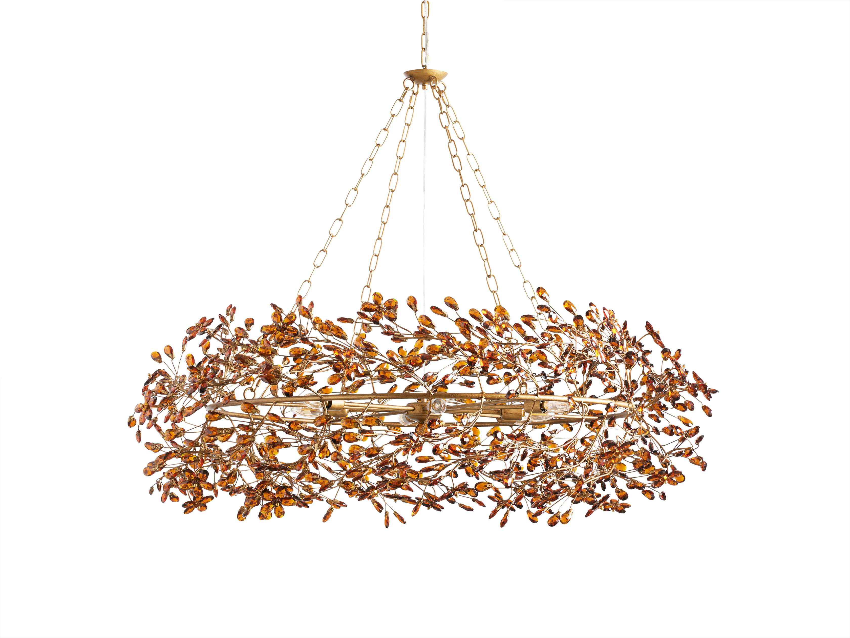 Fiore Sculpted Petals Crown Chandelier - Image 46