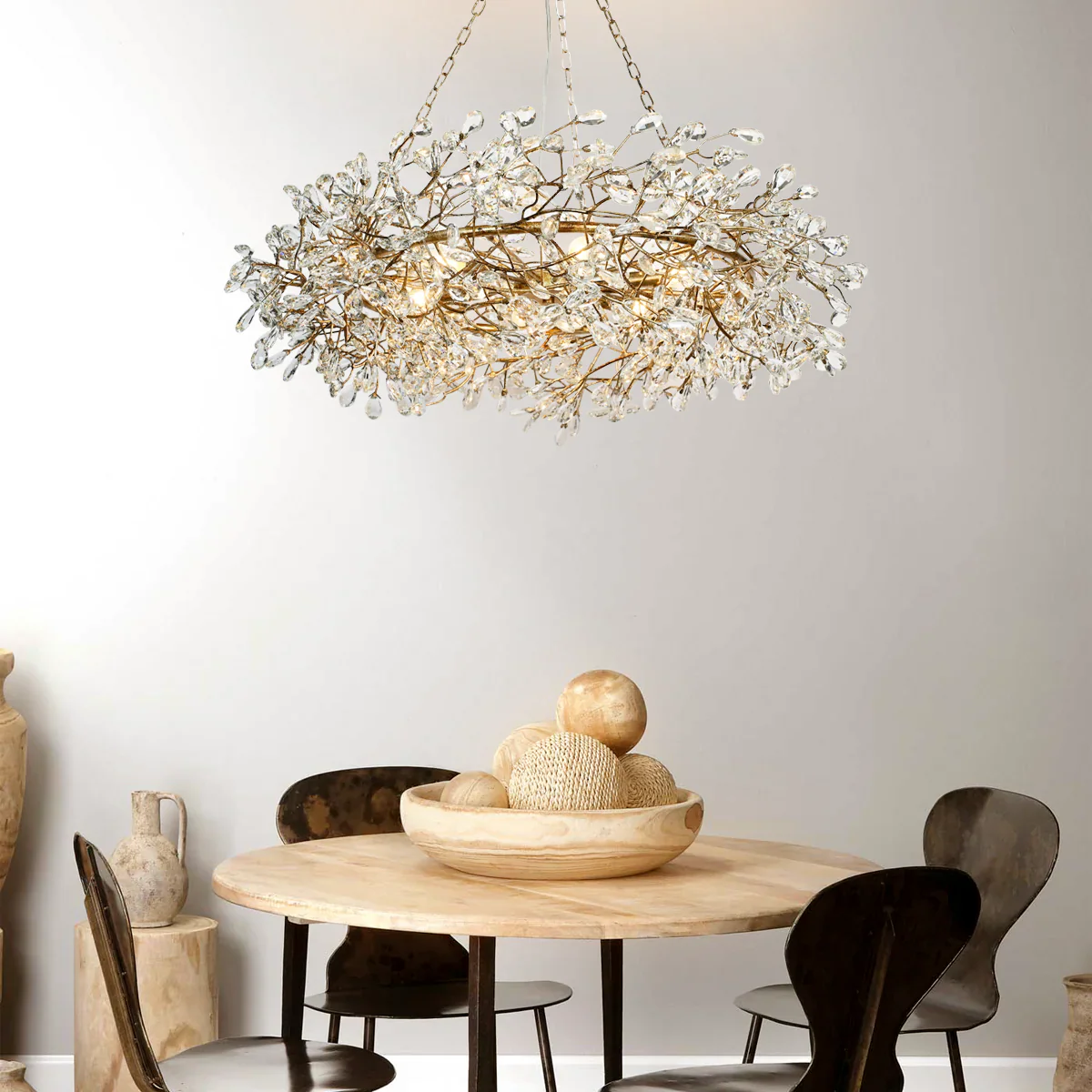 Fiore Sculpted Petals Crown Chandelier - Image 77