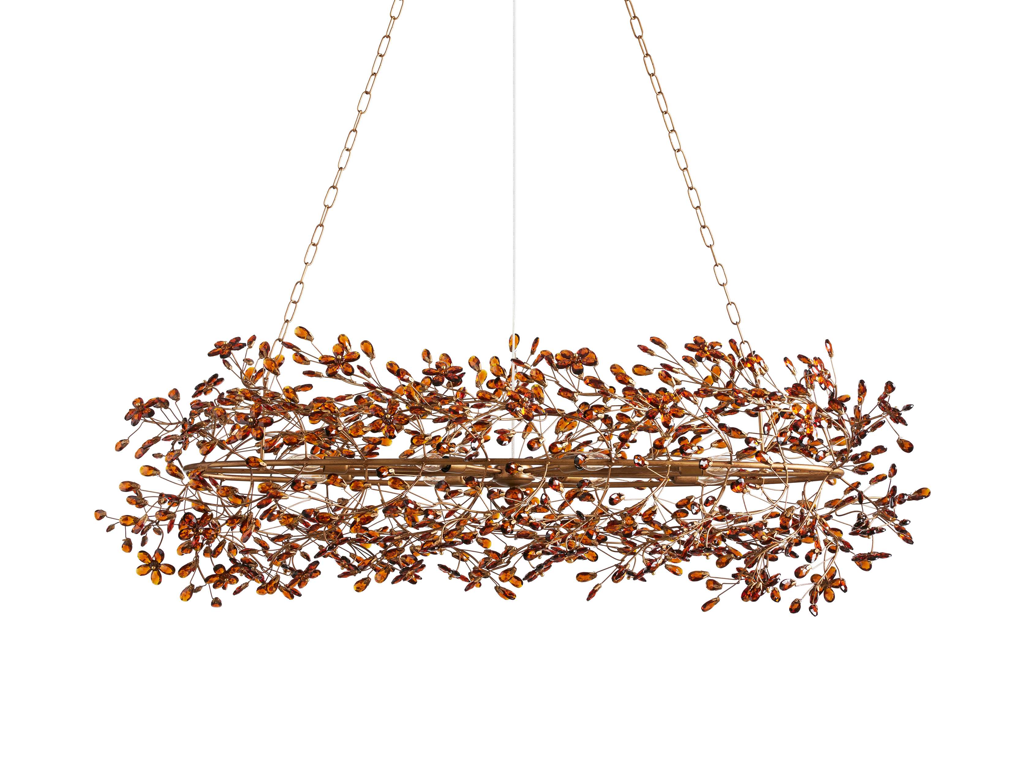 Fiore Sculpted Petals Oval Chandelier - Image 20