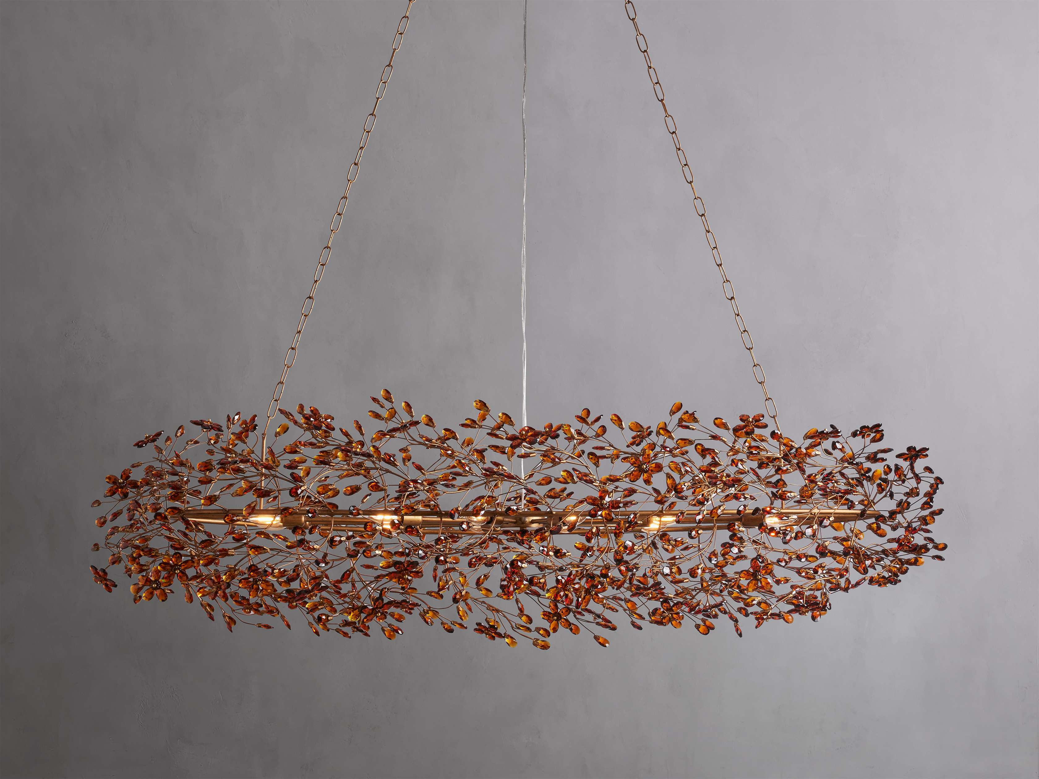 Fiore Sculpted Petals Oval Chandelier - Image 41